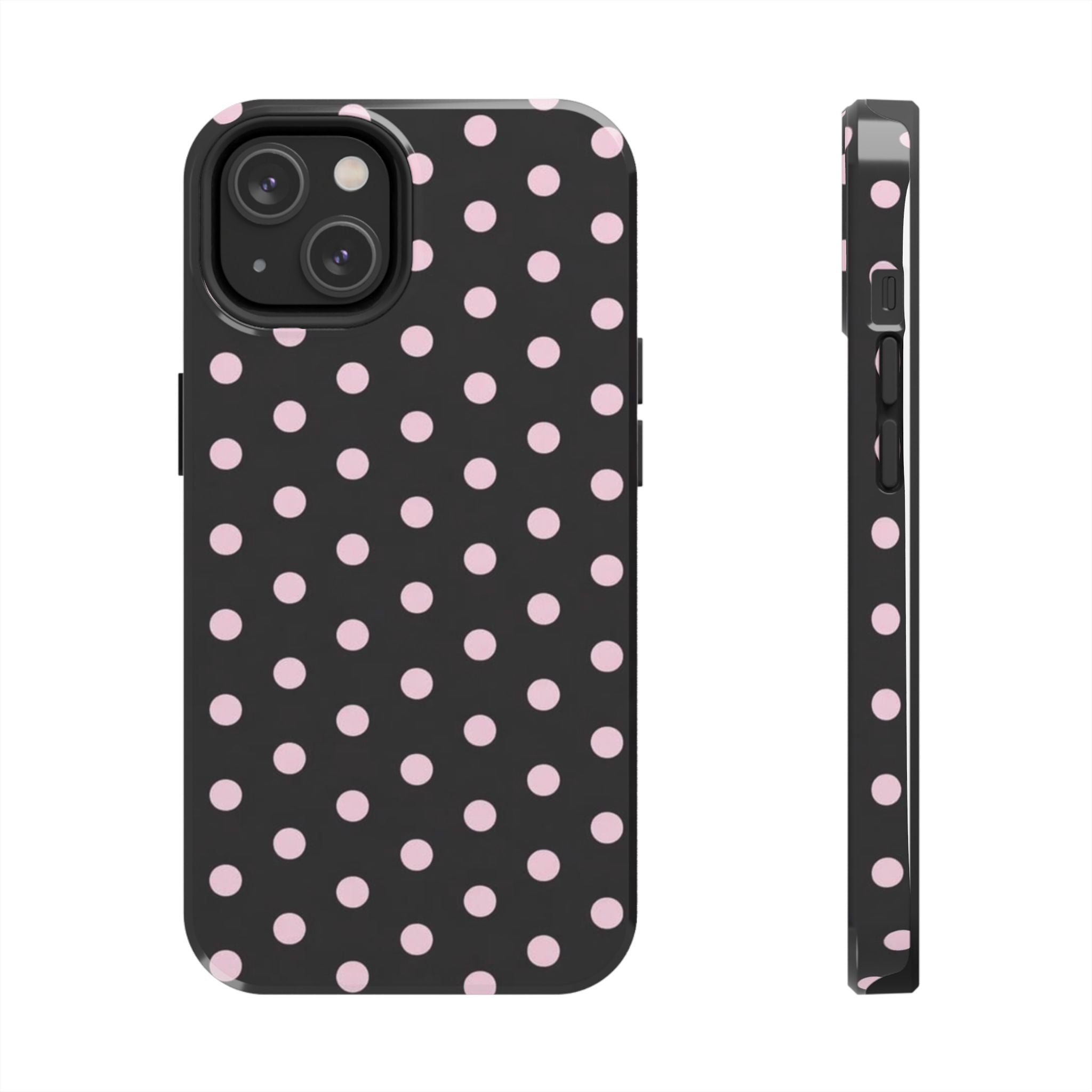 Black and Pink Spots Phone Case