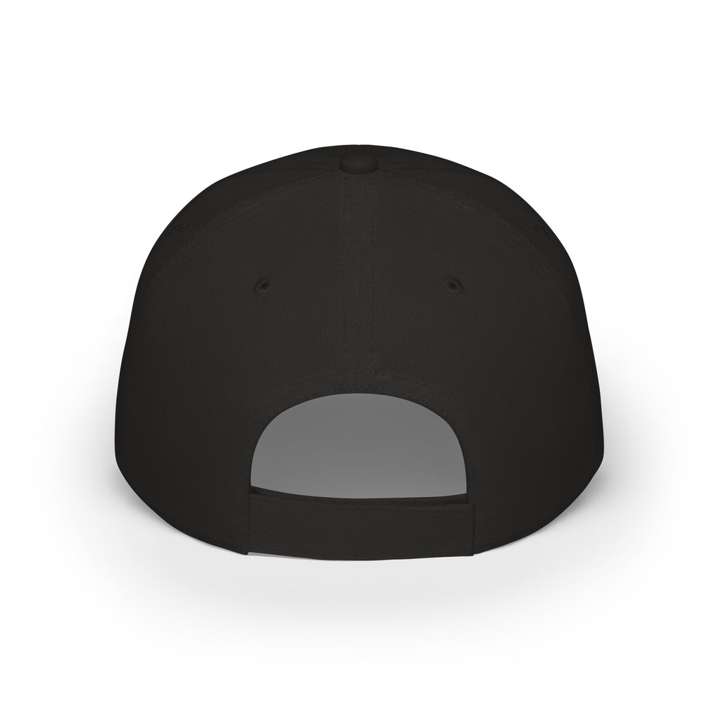 Log Off Peace Sign (White Text) Low Profile Baseball Cap
