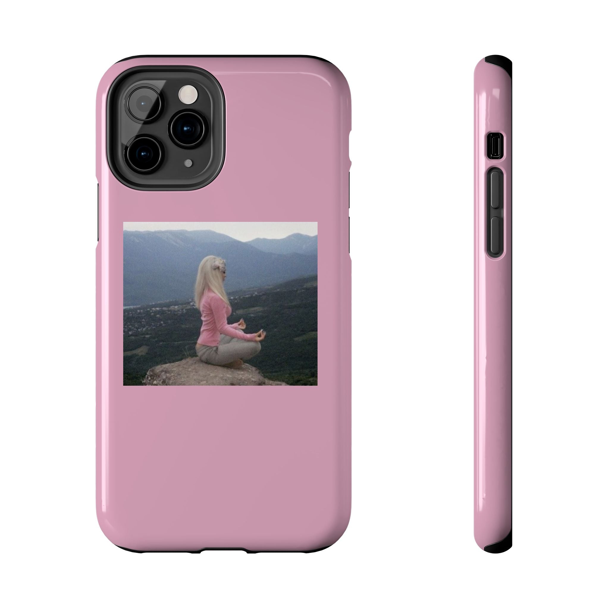 Manifestation Yoga Girl Manifesting Meme Phone Case