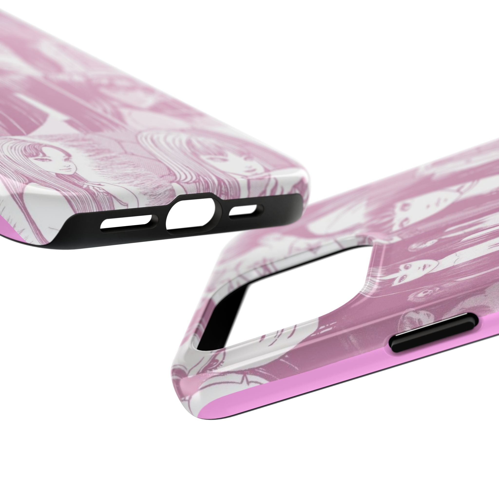 Cute Pink Anime Girl Comic BookPhone Case  - Tough Impact-Resistant Cases
