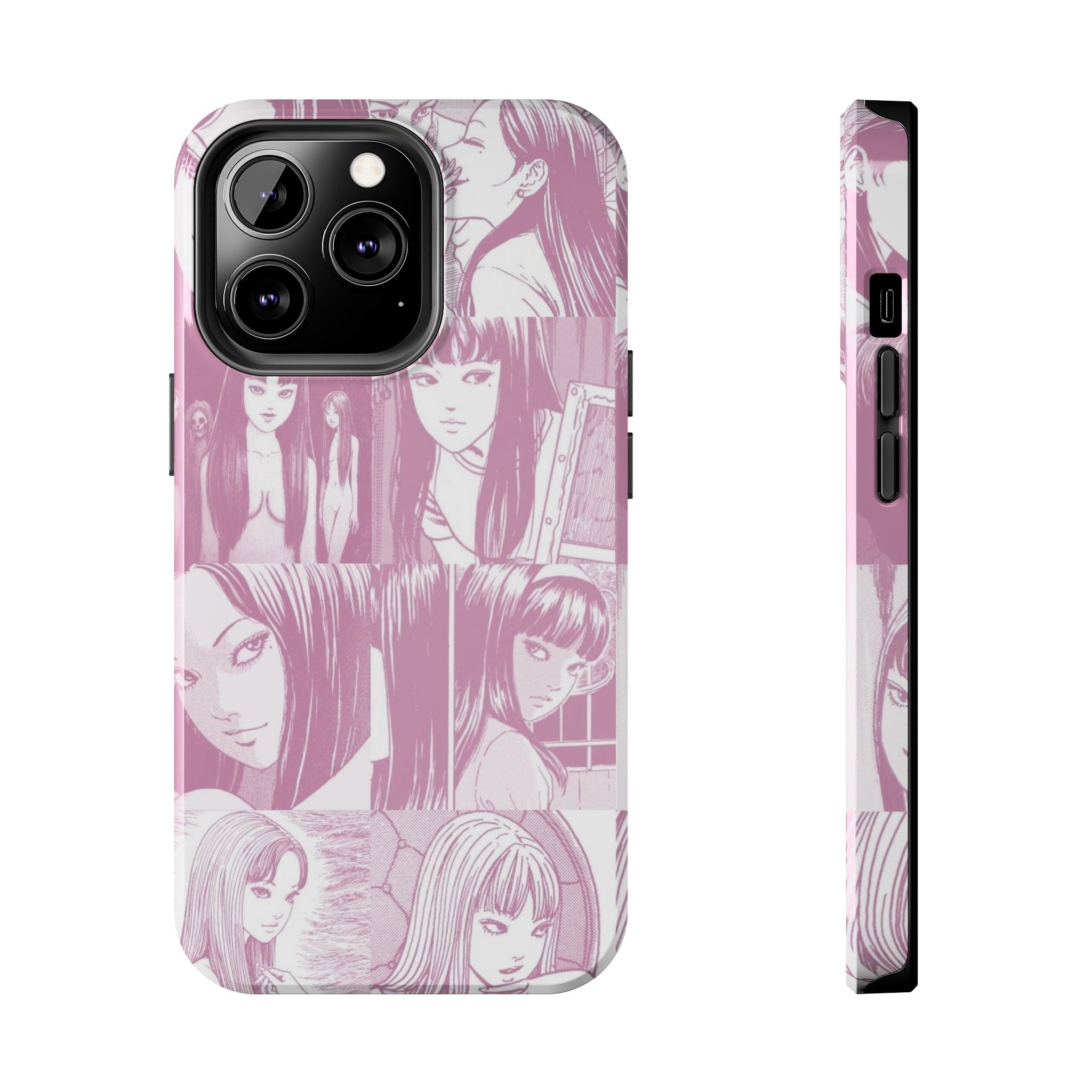 Cute Pink Anime Girl Comic BookPhone Case  - Tough Impact-Resistant Cases