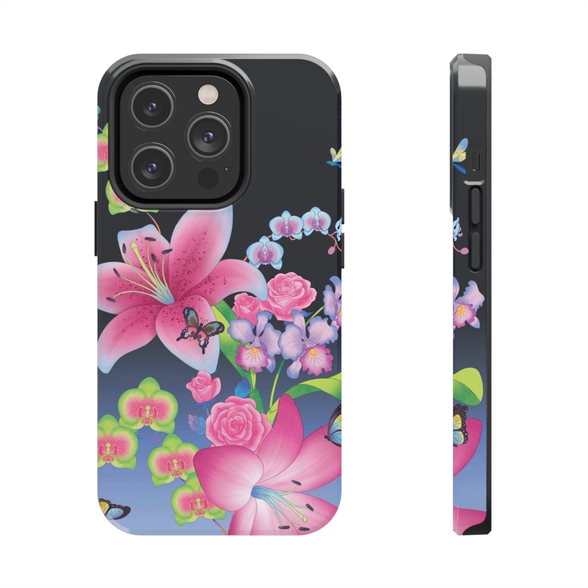Bright Lily and Orchid  Phone Case