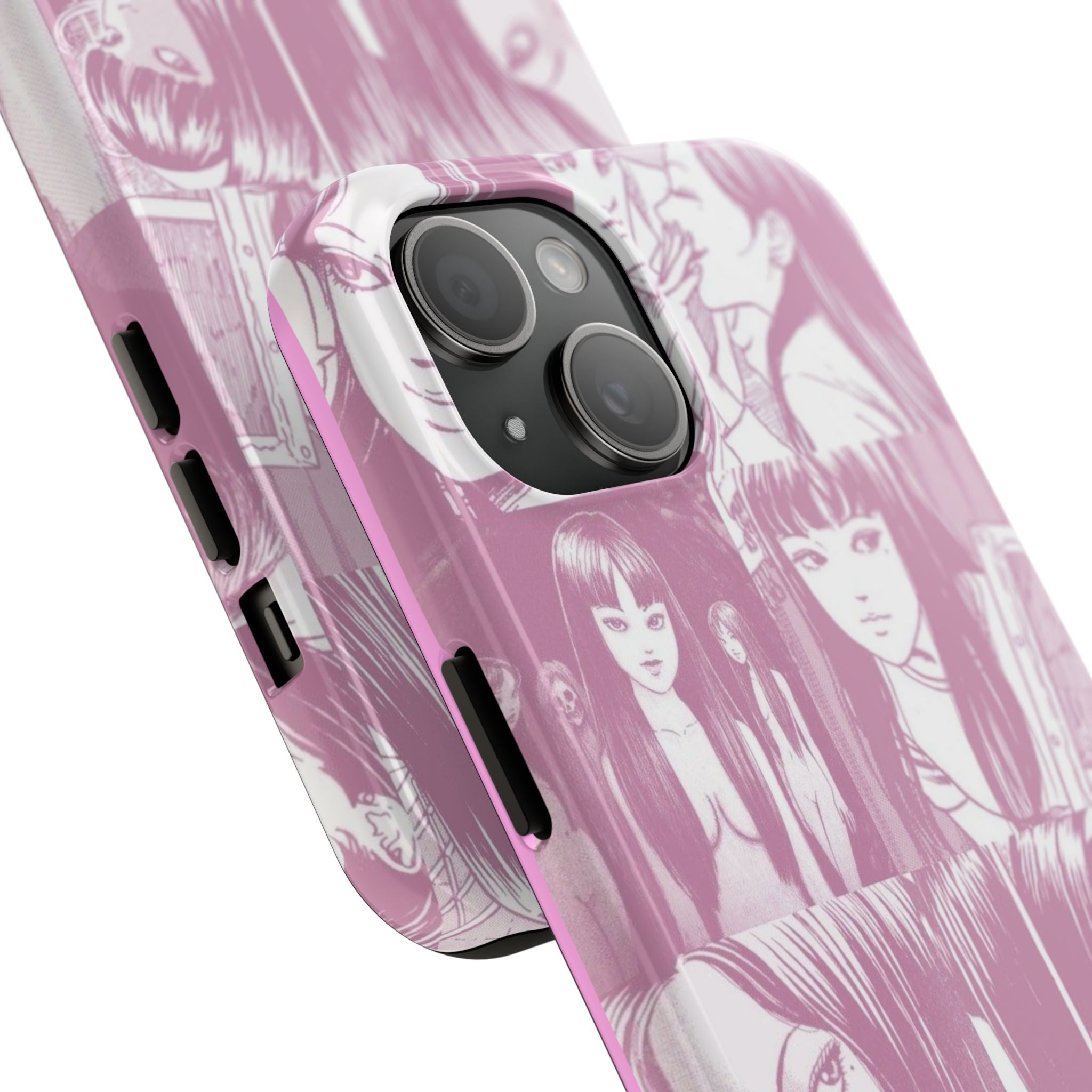 Cute Pink Anime Girl Comic BookPhone Case  - Tough Impact-Resistant Cases