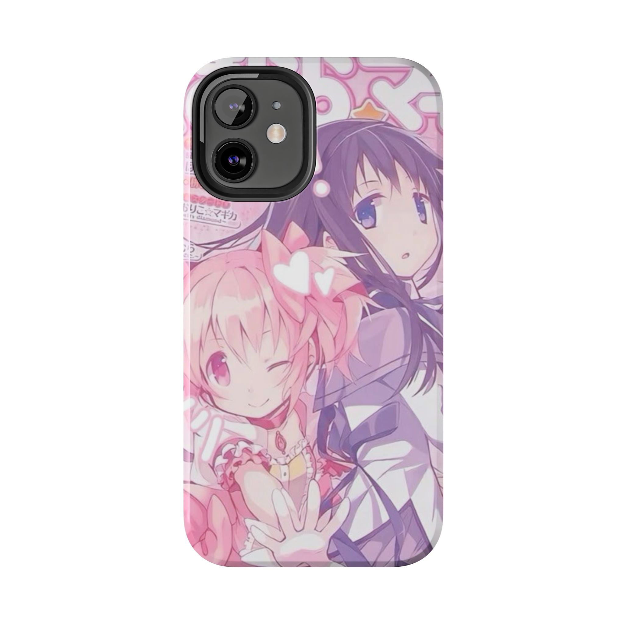 Cute Pink and Purple Anime Phone Case