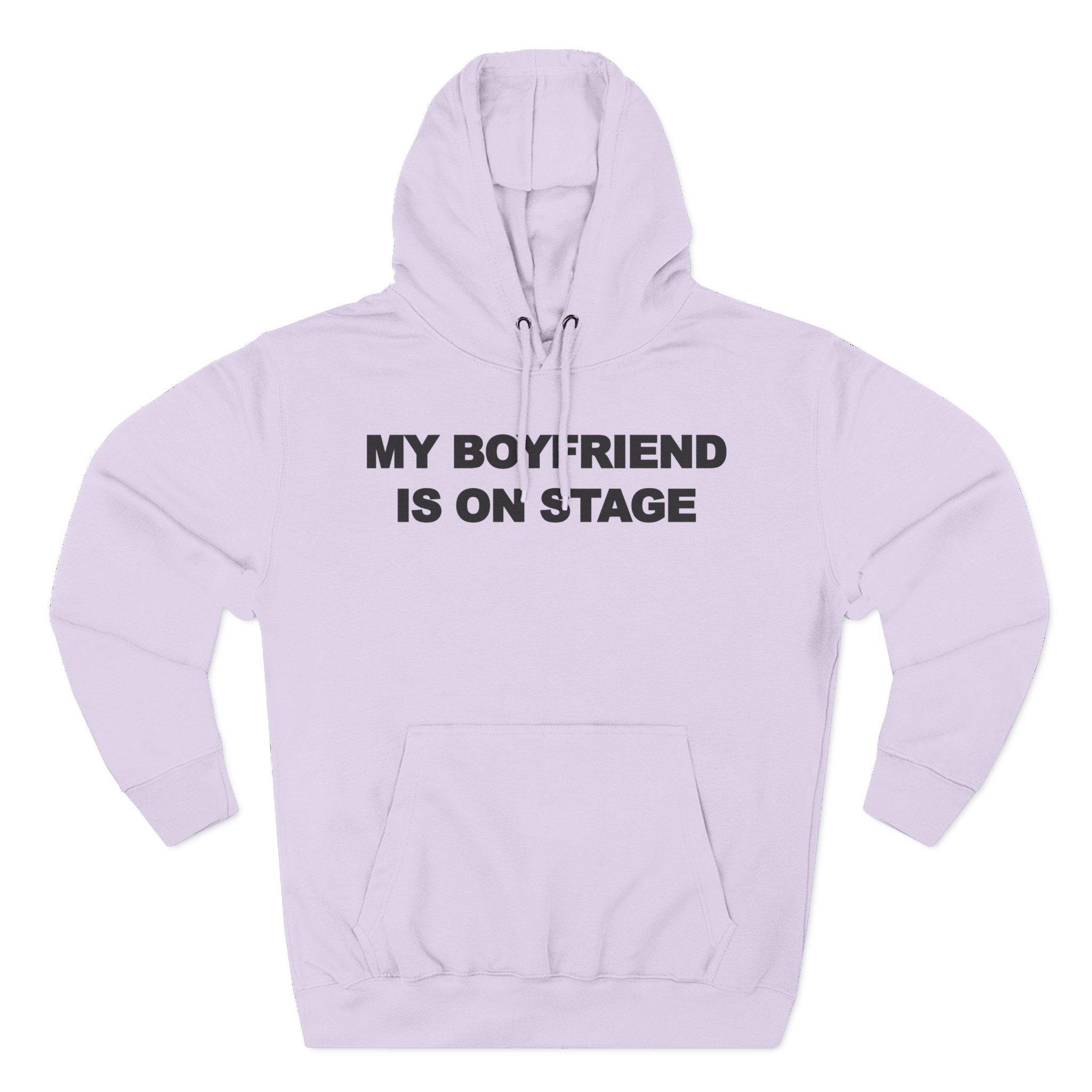My boyfriend is on stage Fleece Hoodie