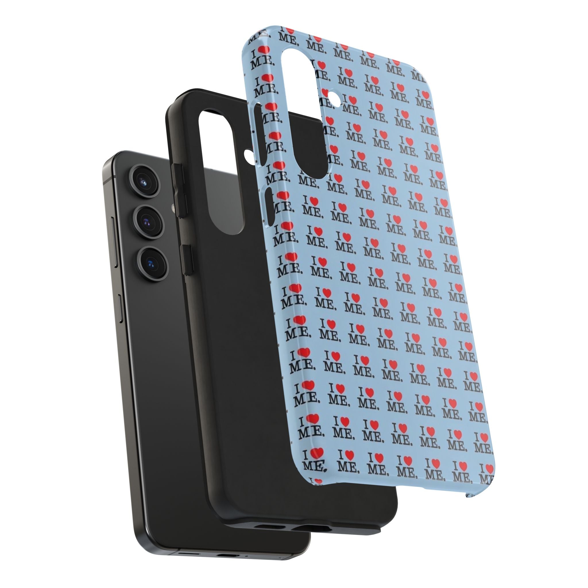I <3 Me Baby Blue Phone Case