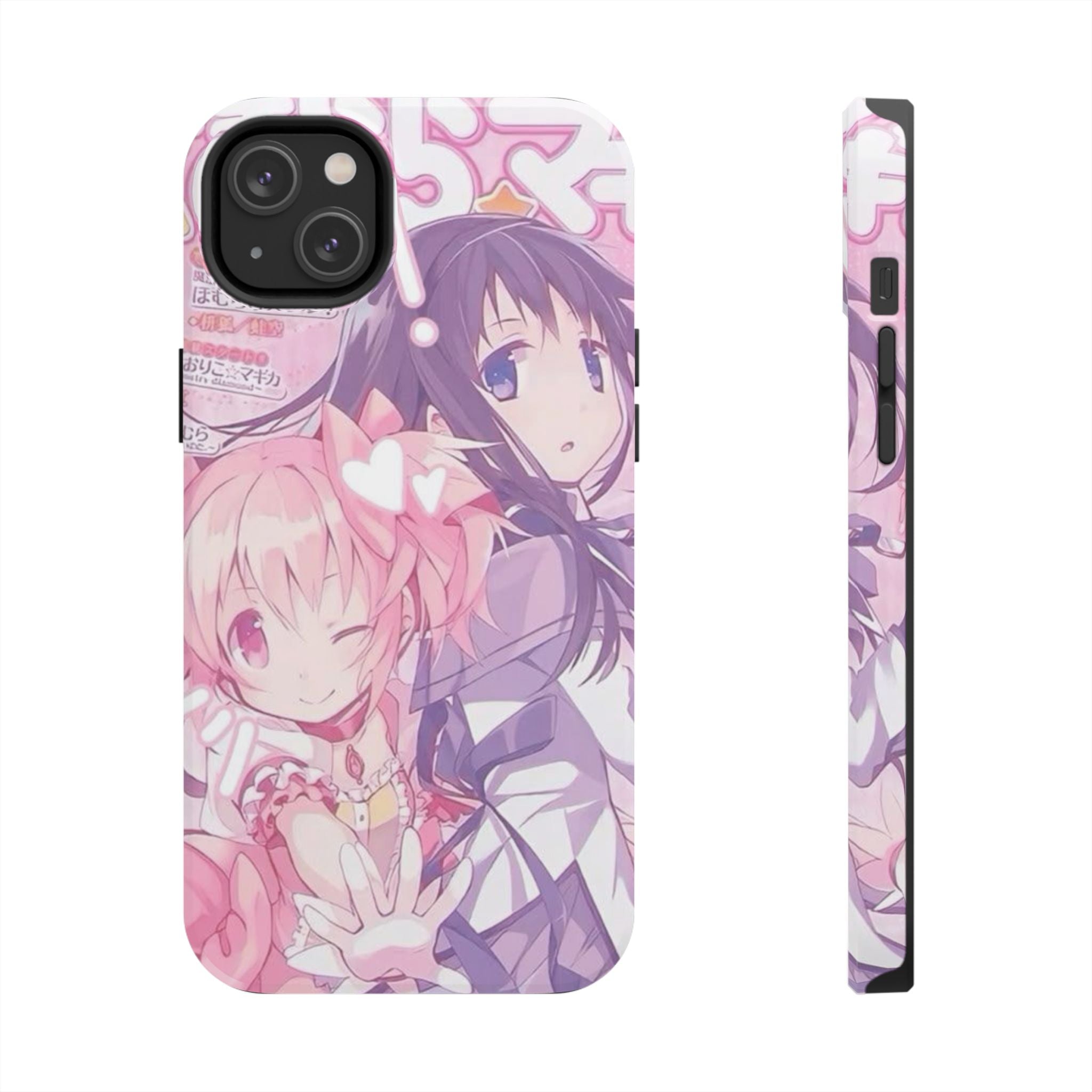 Cute Pink and Purple Anime Phone Case