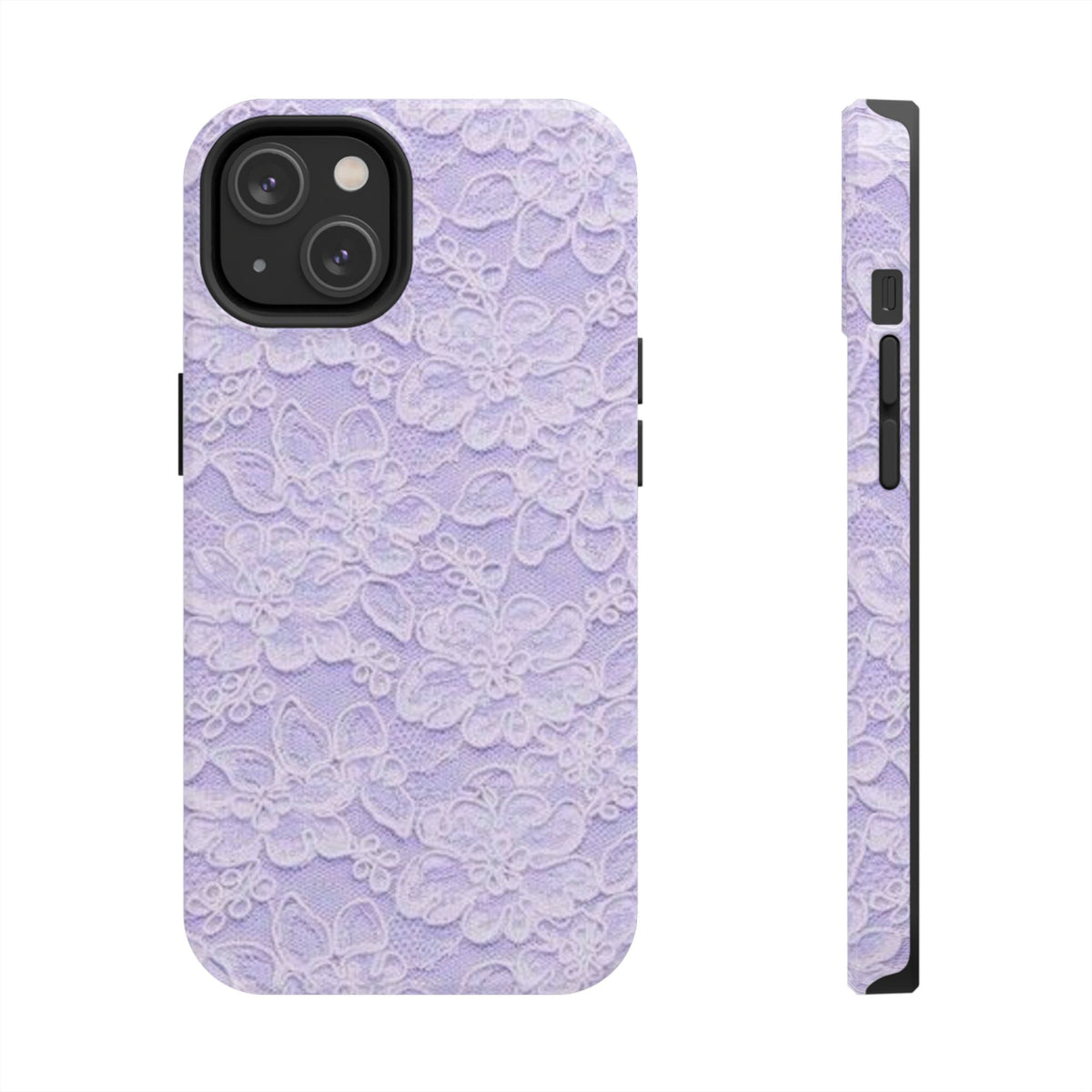 Purple Lace Cute Coquette Phone Case