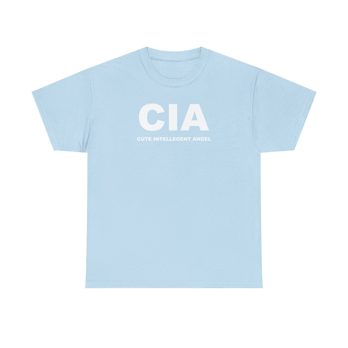 CIA Cute Intelligent Angel 100% Cotton Tee