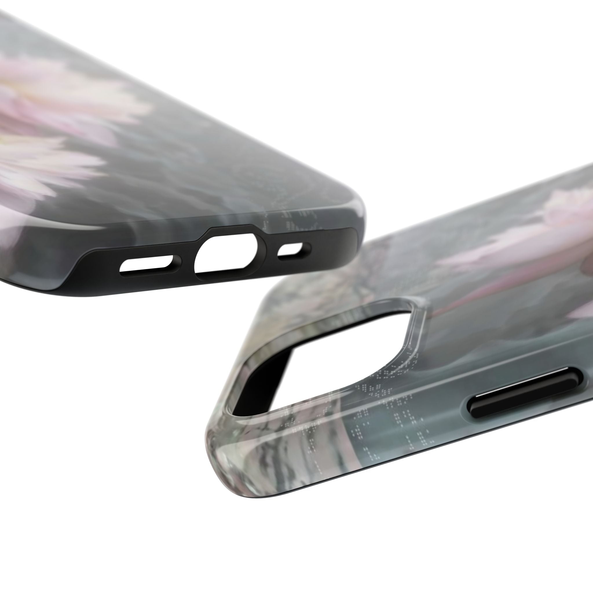 Lotus Flowers Cyber Whimsy Phone Case