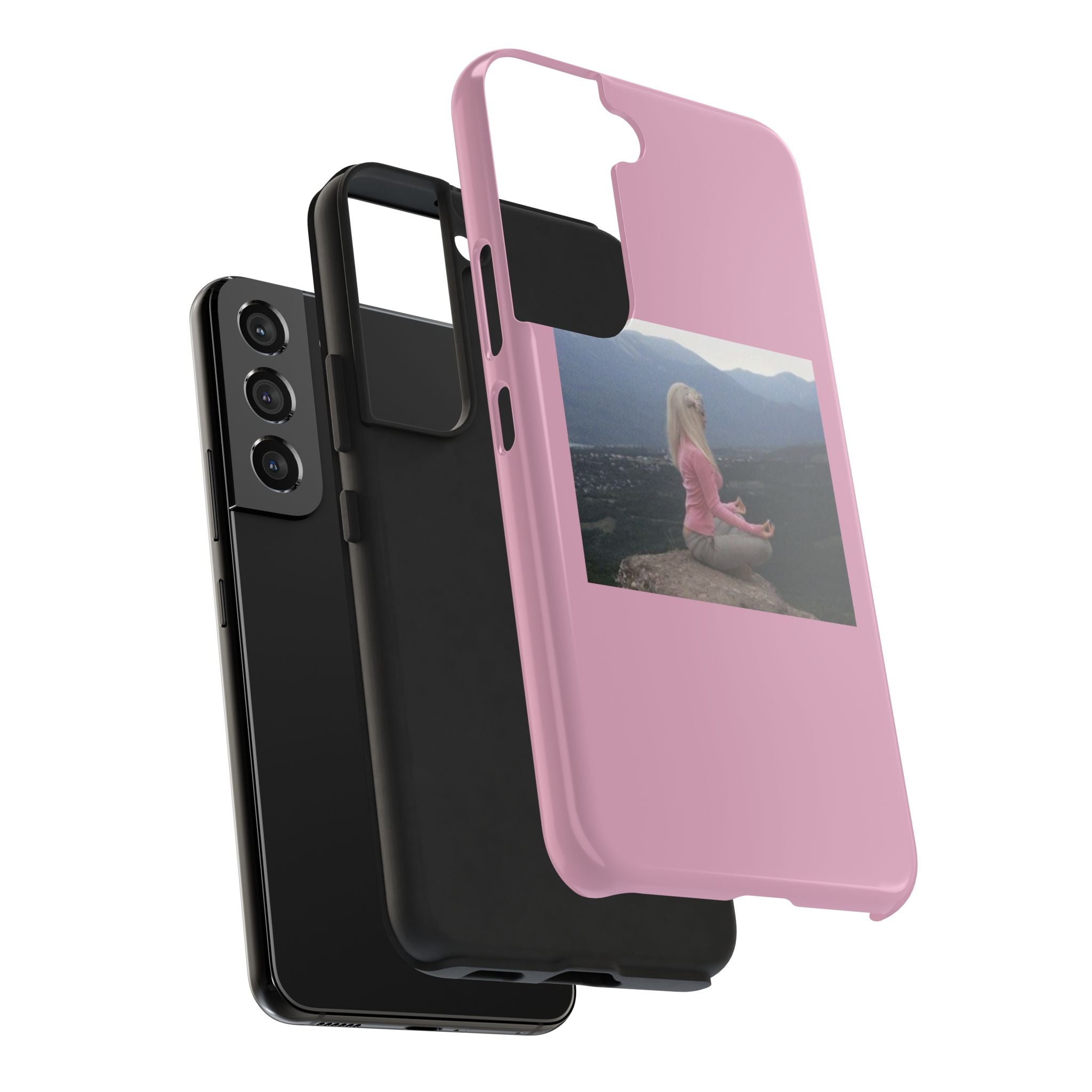 Manifestation Yoga Girl Manifesting Meme Phone Case