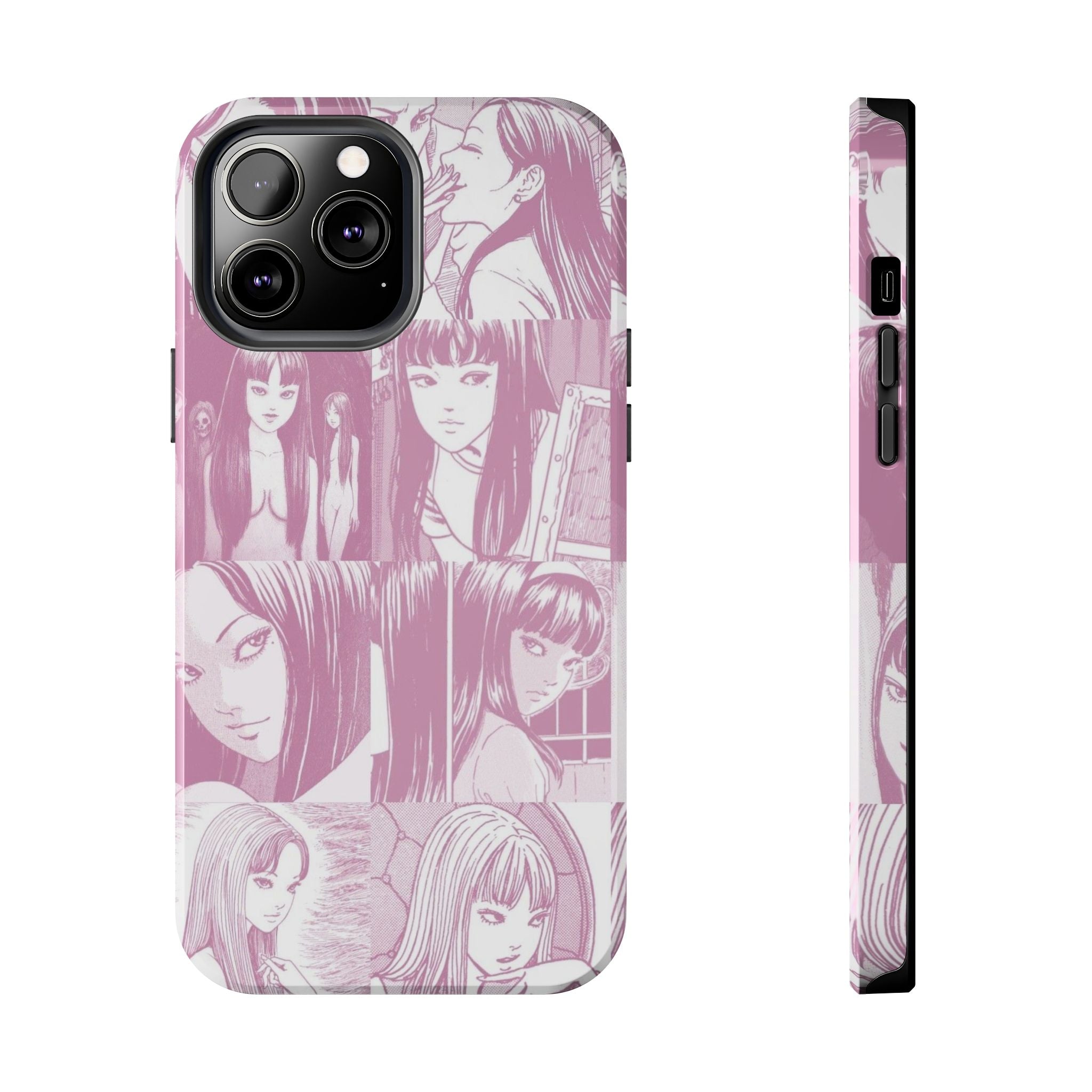 Cute Pink Anime Girl Comic BookPhone Case  - Tough Impact-Resistant Cases