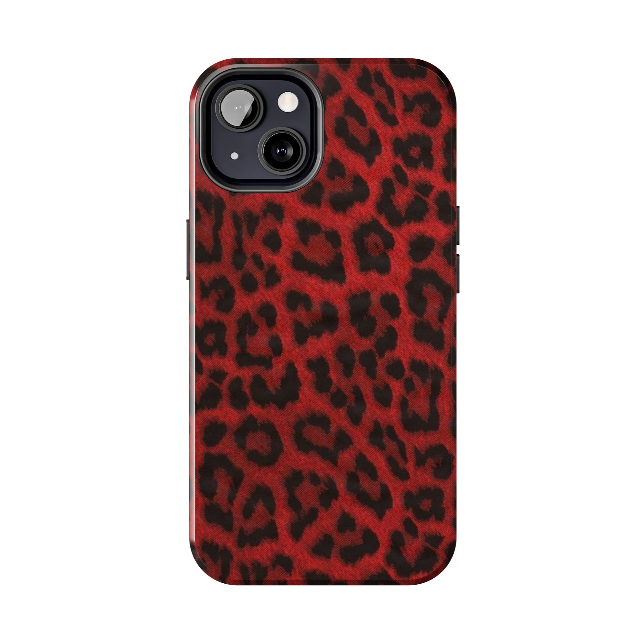 Red Cheetah Leopard Phone Case  - Tough Impact-Resistant Case