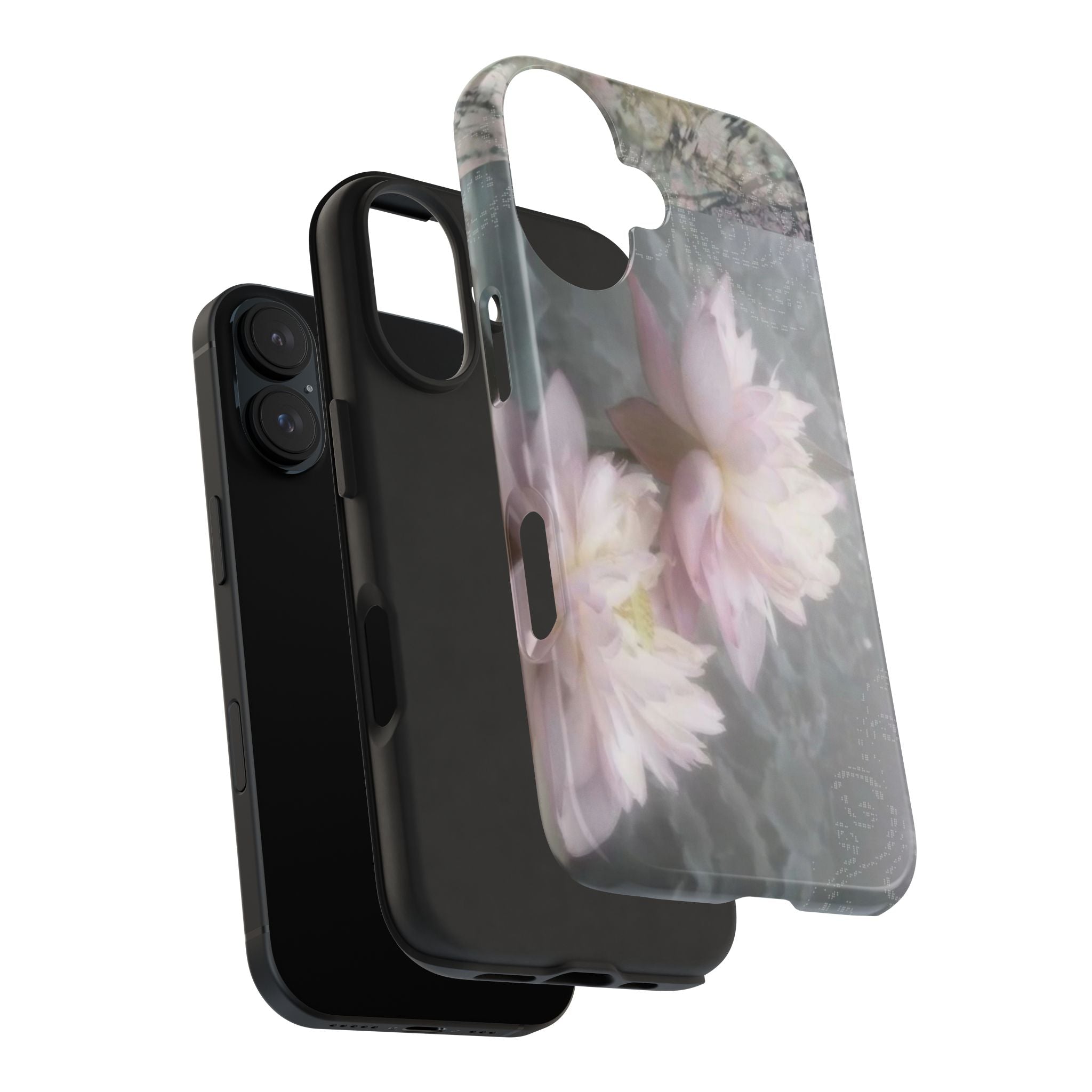 Lotus Flowers Cyber Whimsy Tough Phone Case
