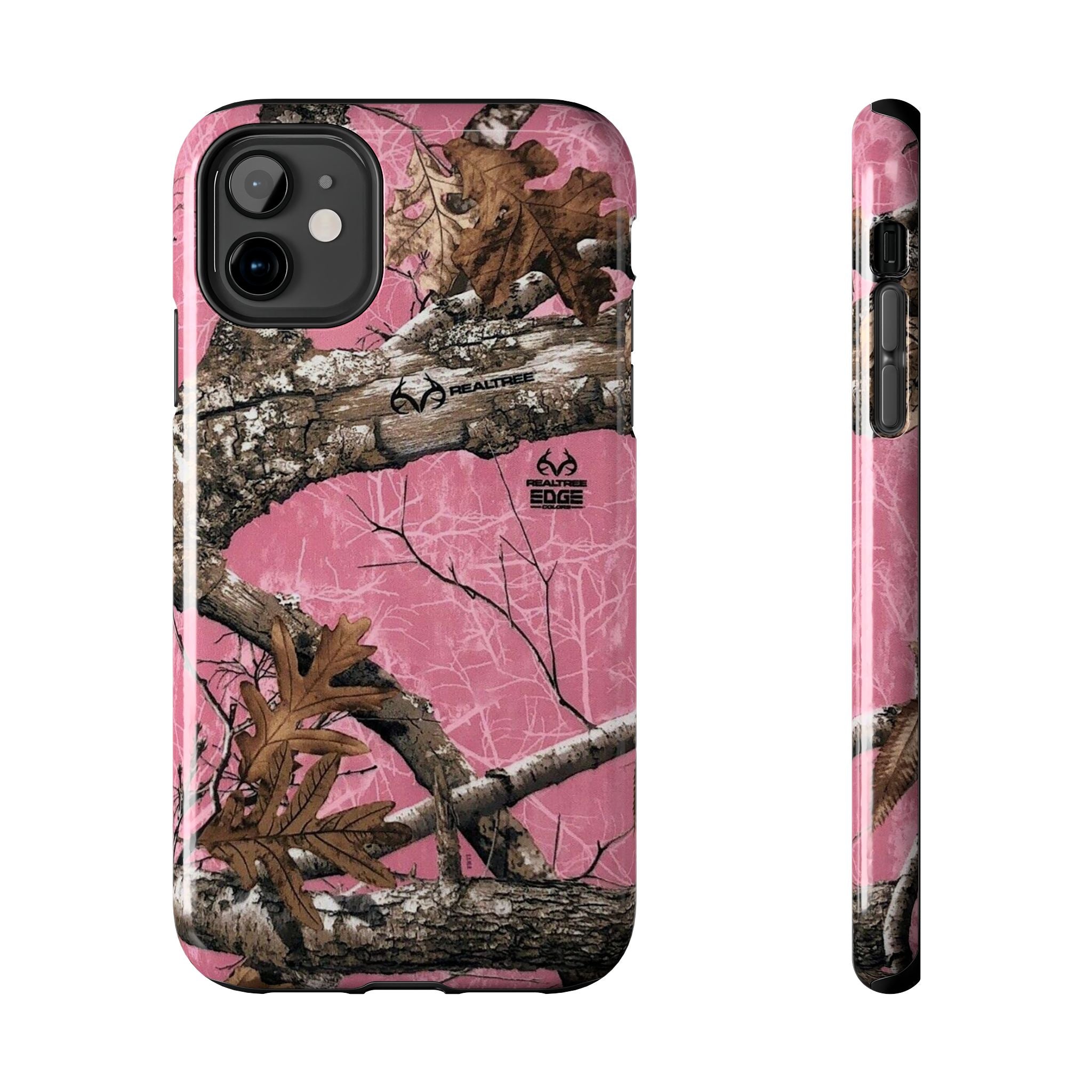 Pink Camo Real Tree Phone Case  - Tough Impact-Resistant Case