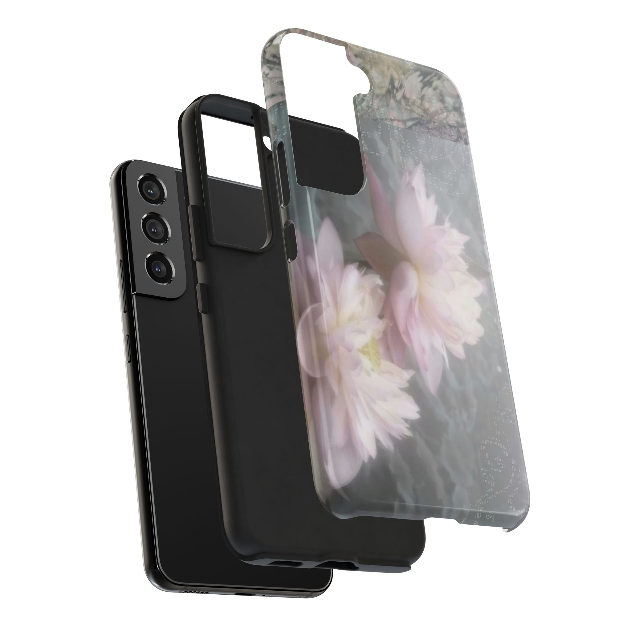 Lotus Flowers Cyber Whimsy Phone Case