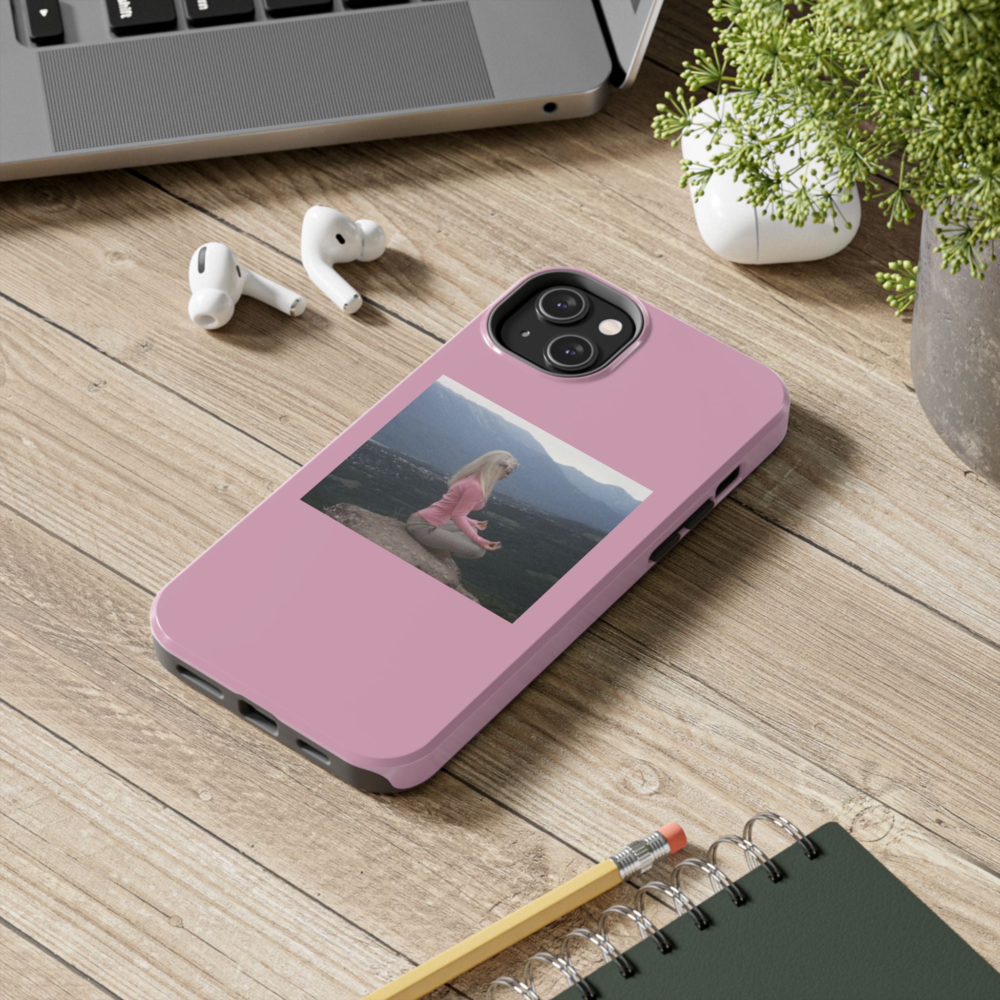 Manifestation Yoga Girl Manifesting Meme Phone Case