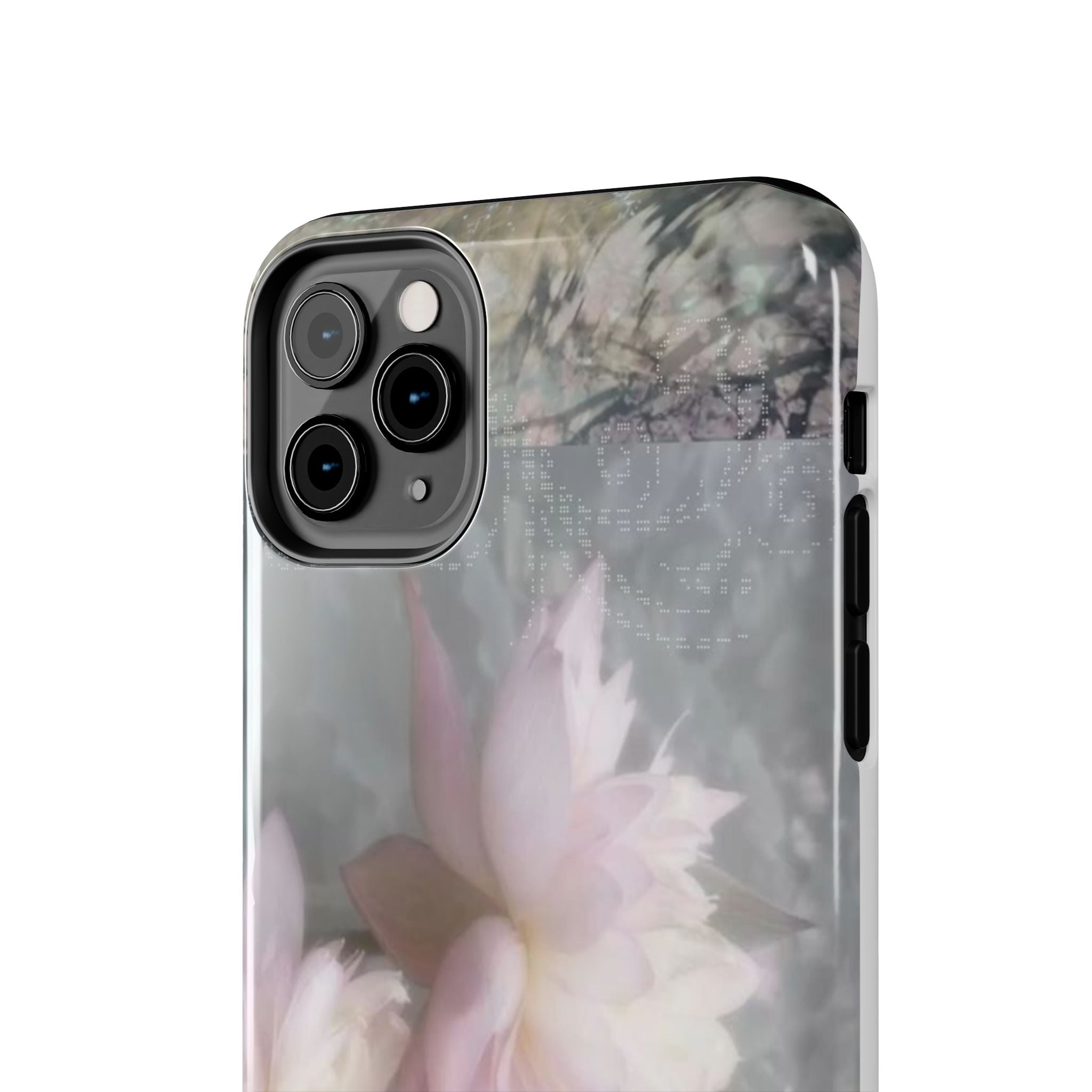 Lotus Flowers Cyber Whimsy Phone Case