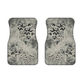 Neutral Leopard Cheetah Car Mats - Front Floor Mats Set of 2