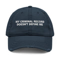 Criminal Record Joke Hat