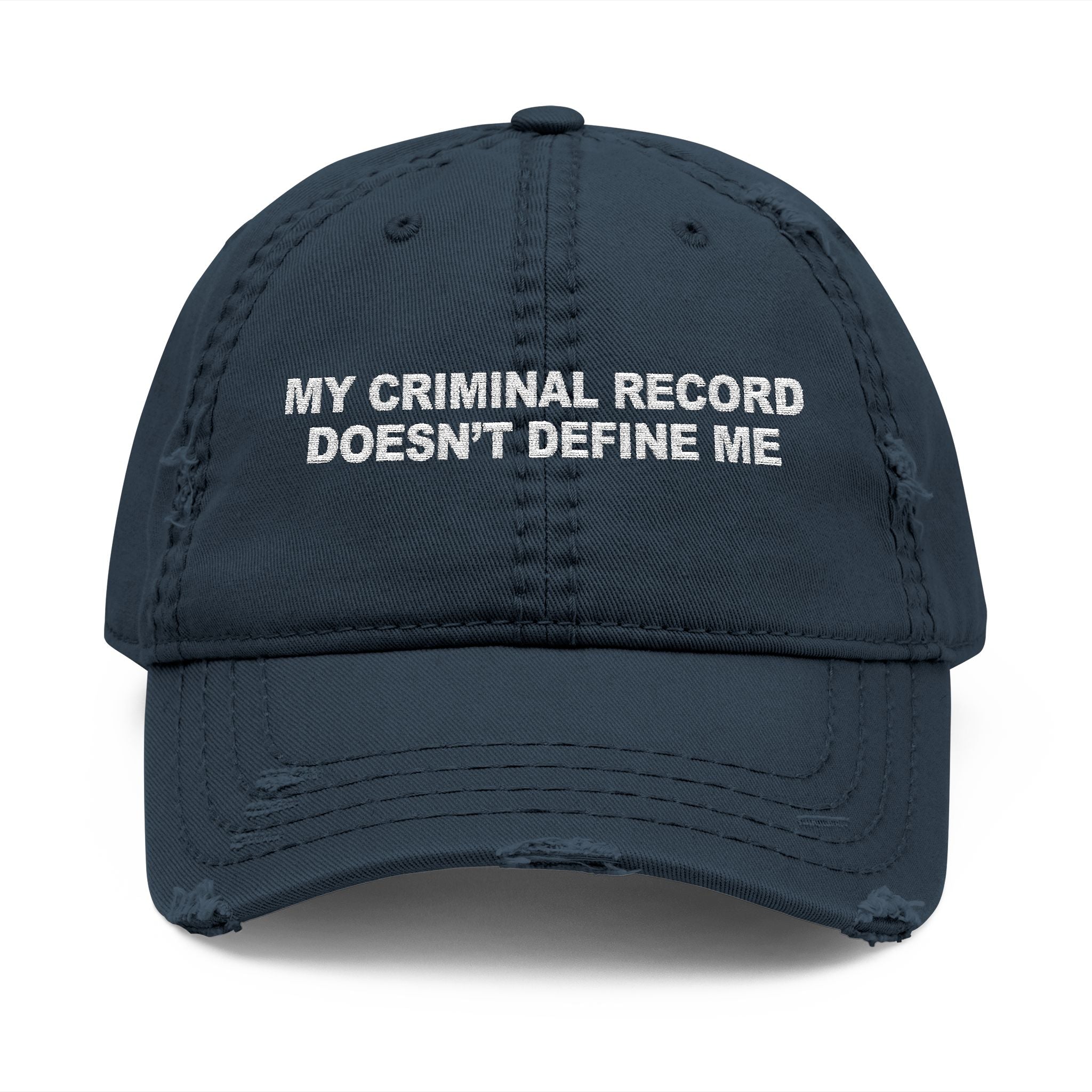 Criminal Record Joke Hat