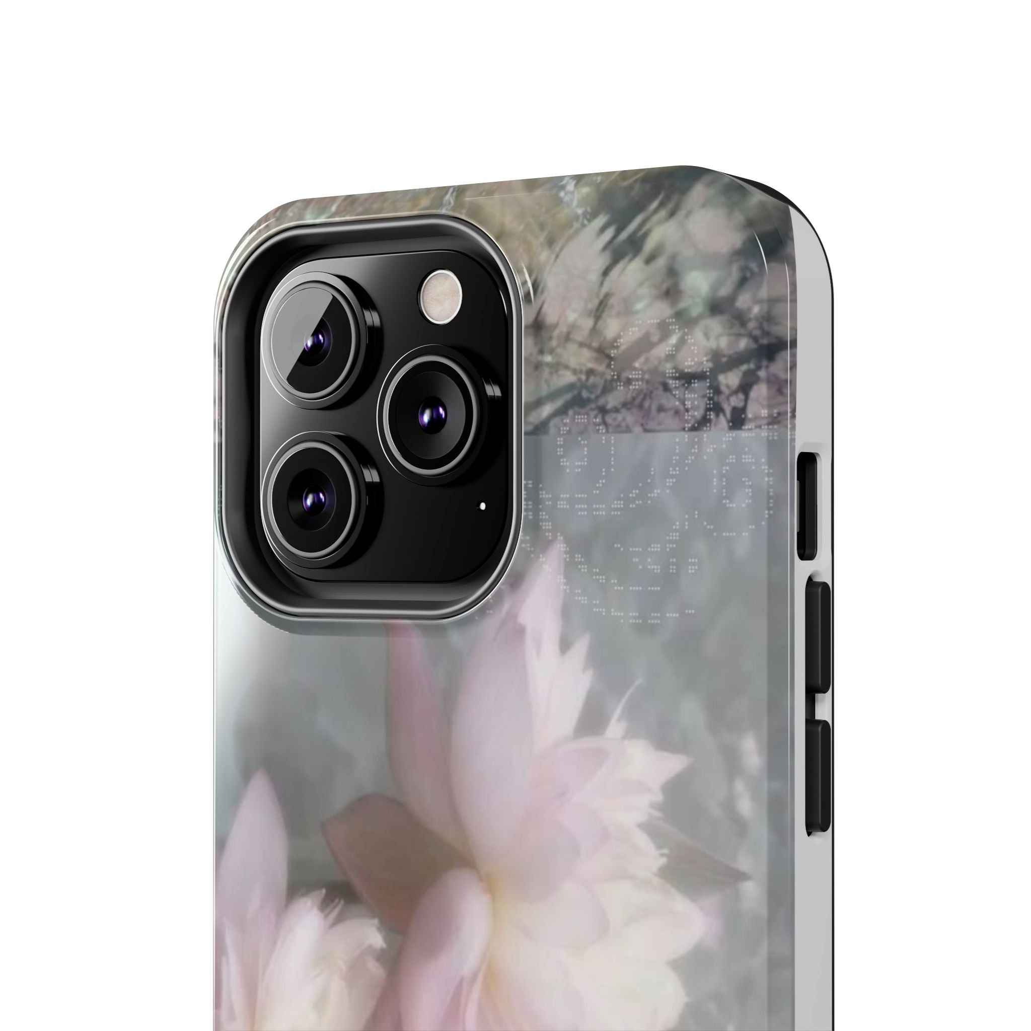 Lotus Flowers Cyber Whimsy Phone Case