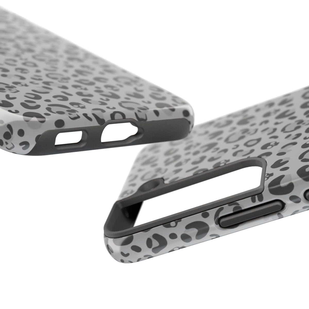 Skull Cheetah Grey Leopard Phone Case