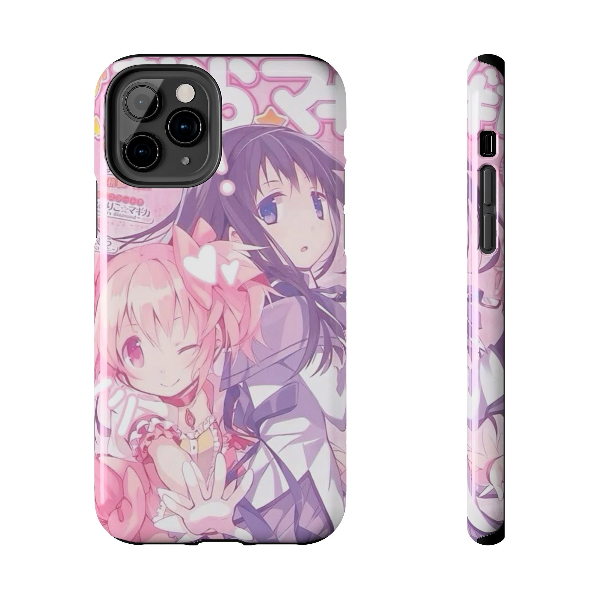 Cute Pink and Purple Anime Phone Case