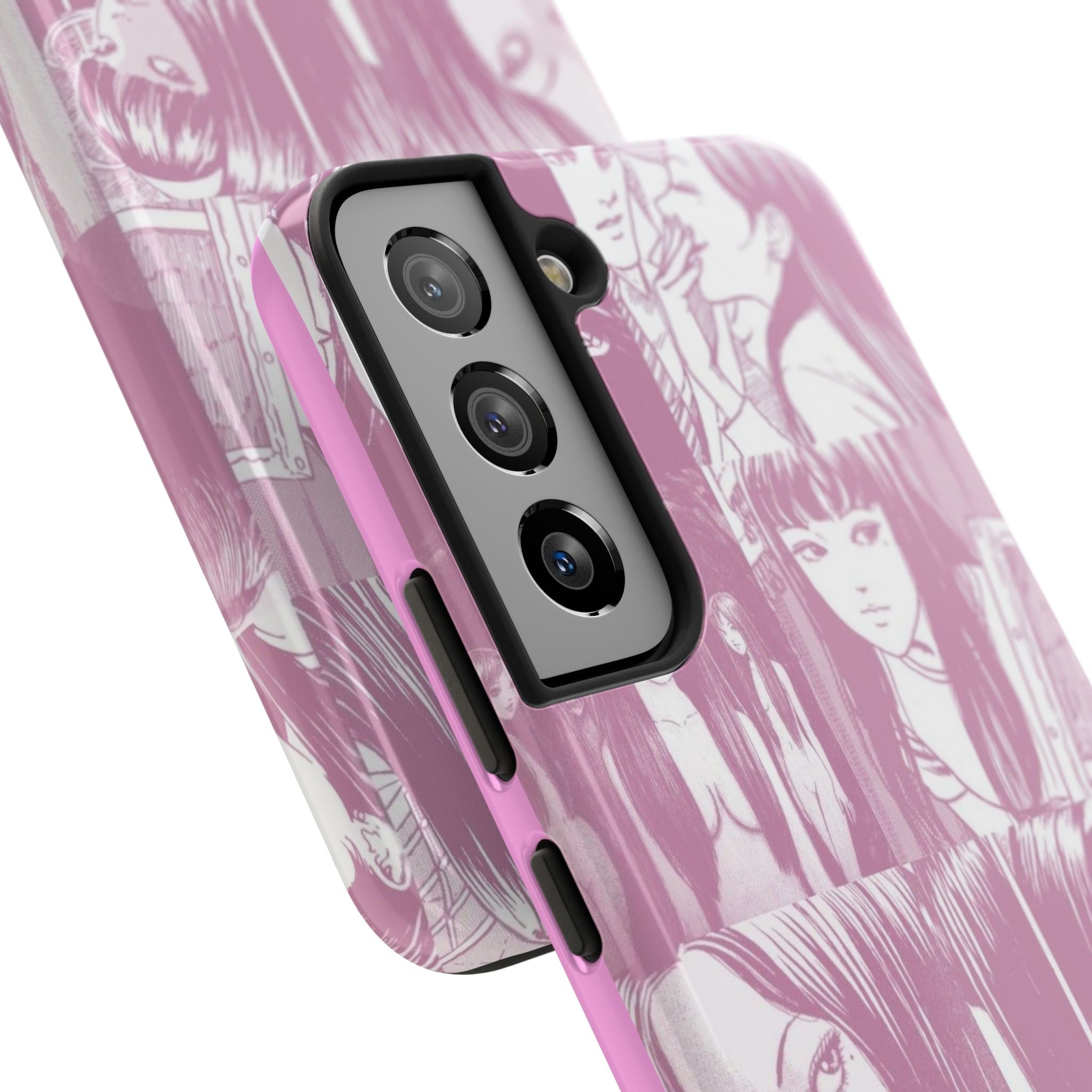 Cute Pink Anime Girl Comic BookPhone Case  - Tough Impact-Resistant Cases