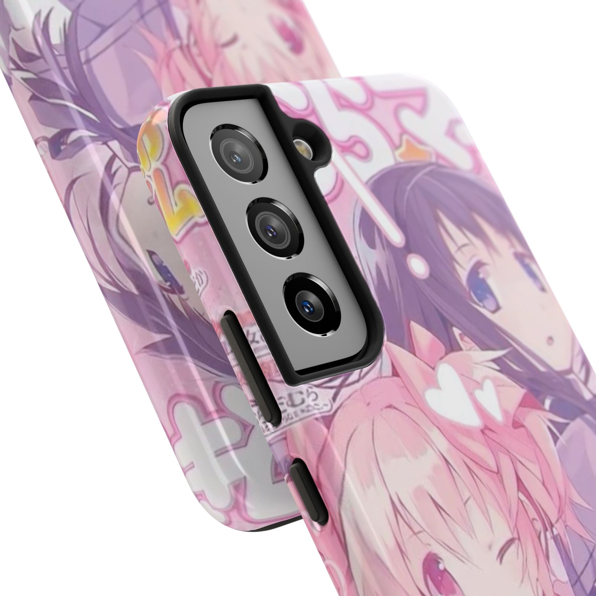 Cute Pink and Purple Anime Phone Case