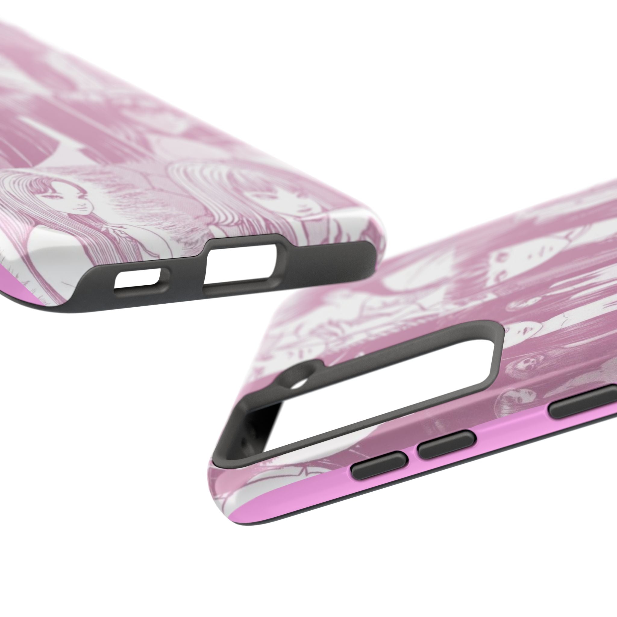 Cute Pink Anime Girl Comic BookPhone Case  - Tough Impact-Resistant Cases