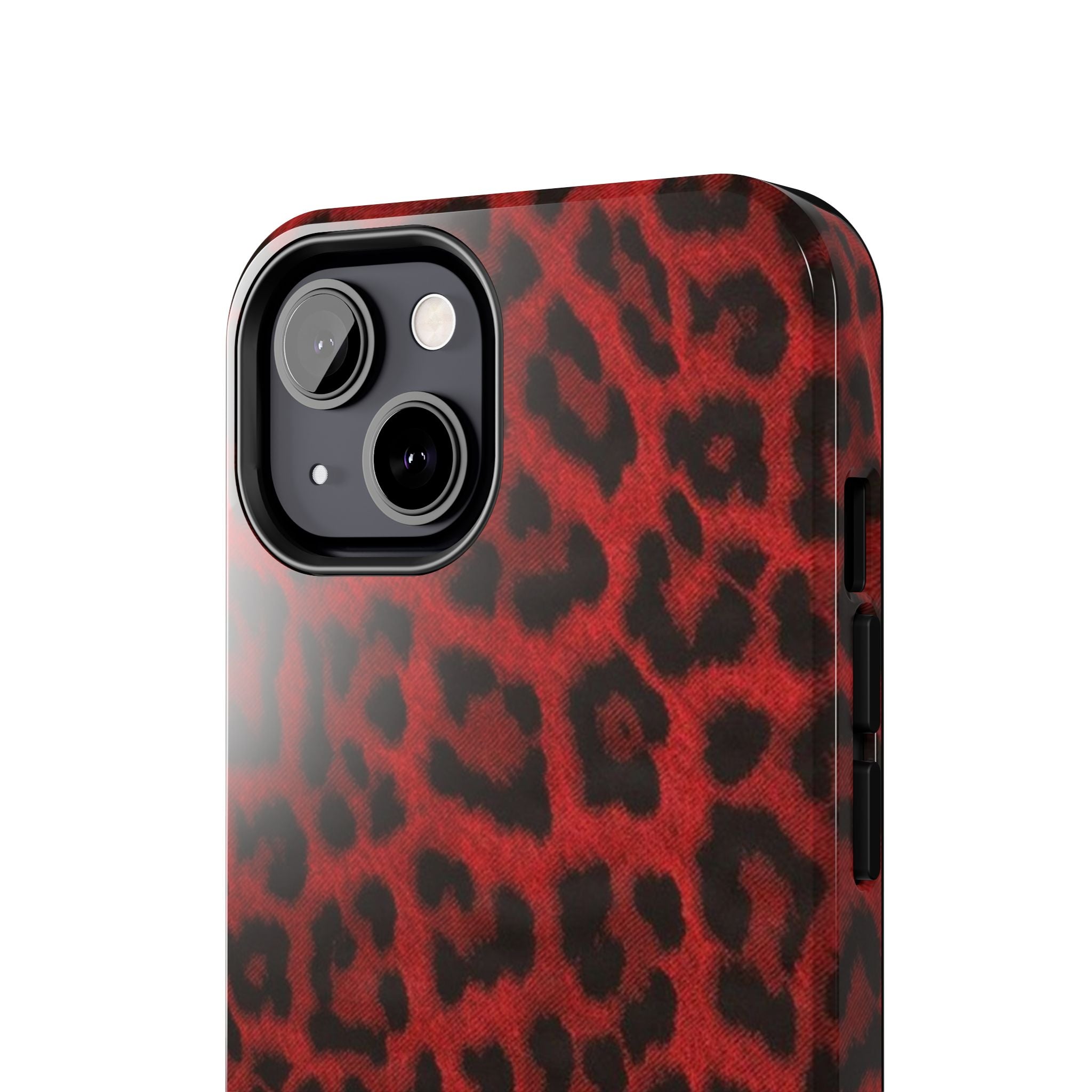 Red Cheetah Leopard Phone Case  - Tough Impact-Resistant Case