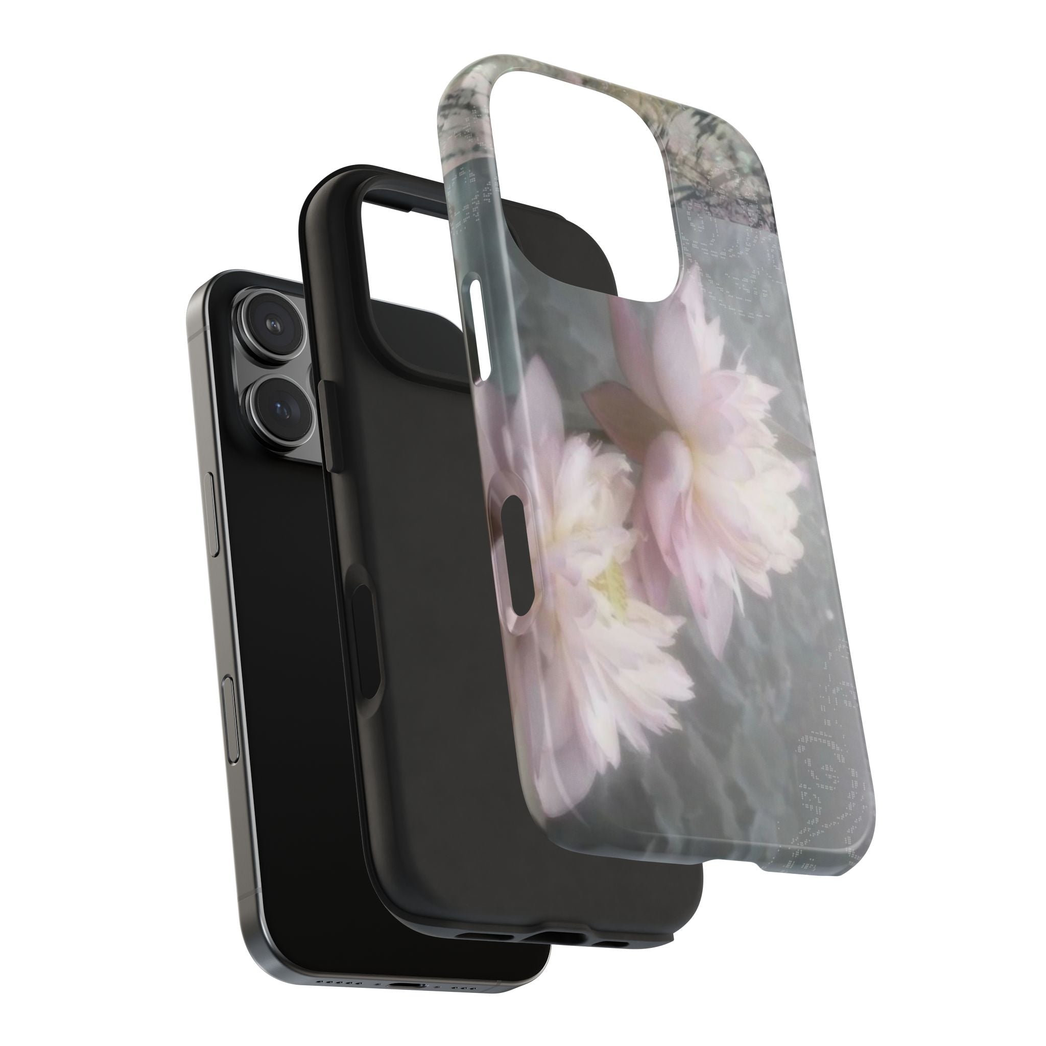 Lotus Flowers Cyber Whimsy Tough Phone Case
