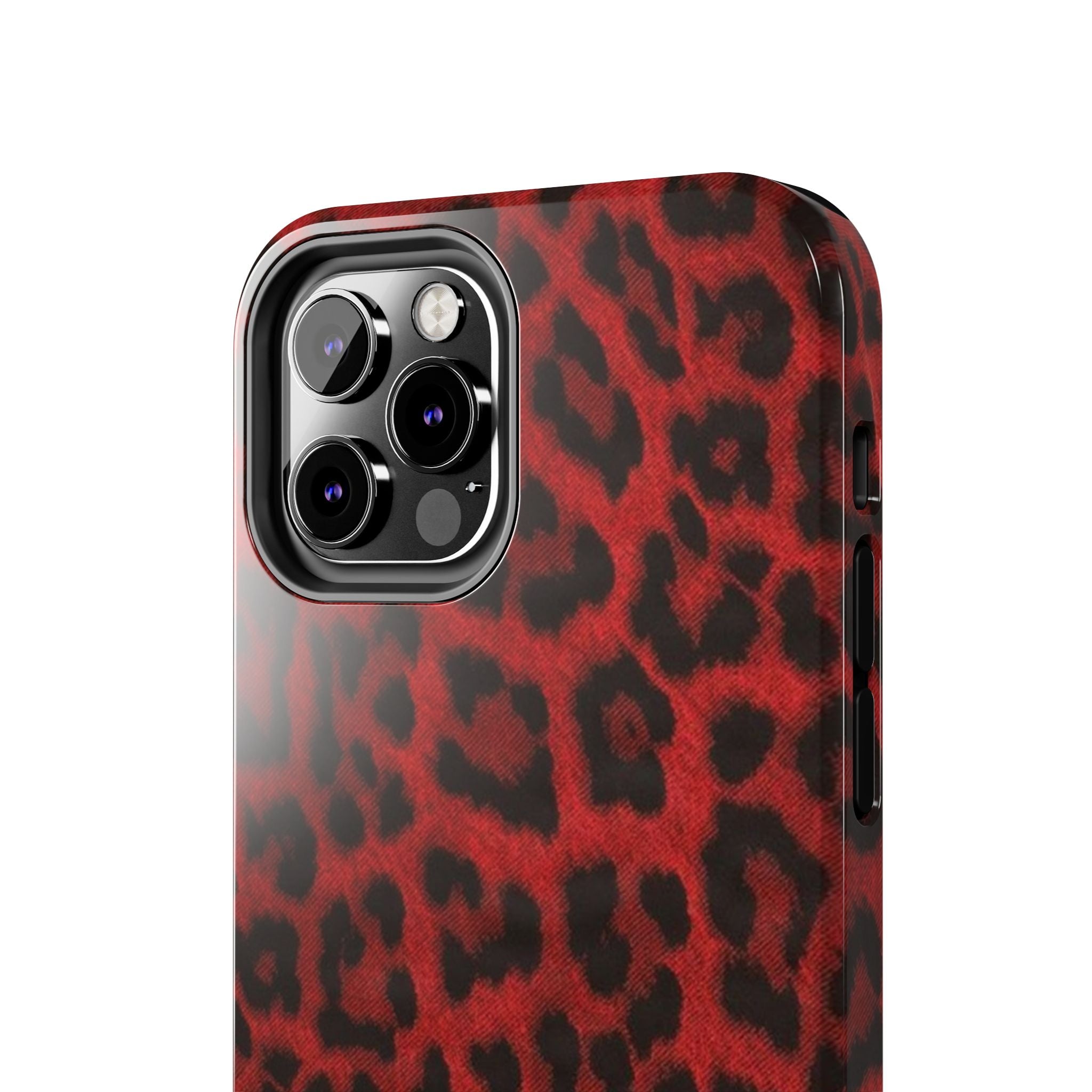 Red Cheetah Leopard Phone Case  - Tough Impact-Resistant Case
