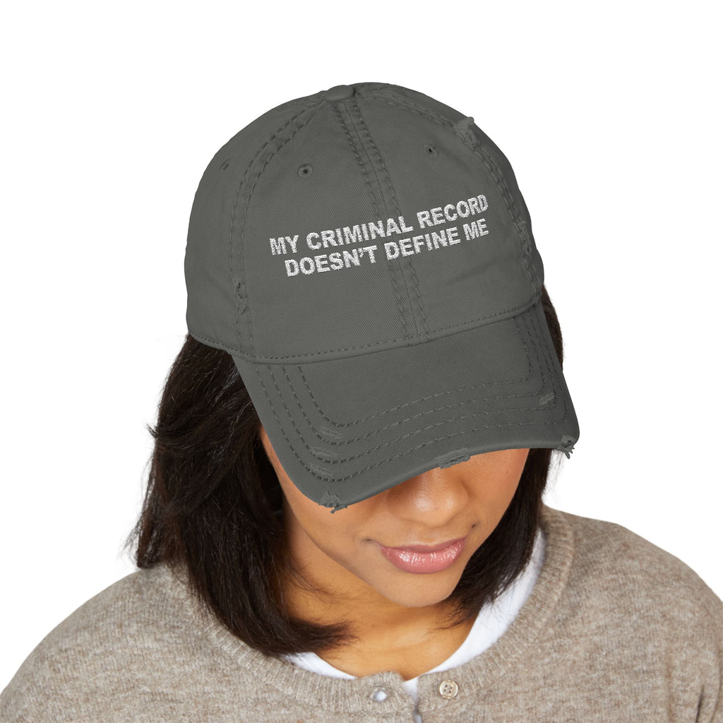 Criminal Record Joke Hat