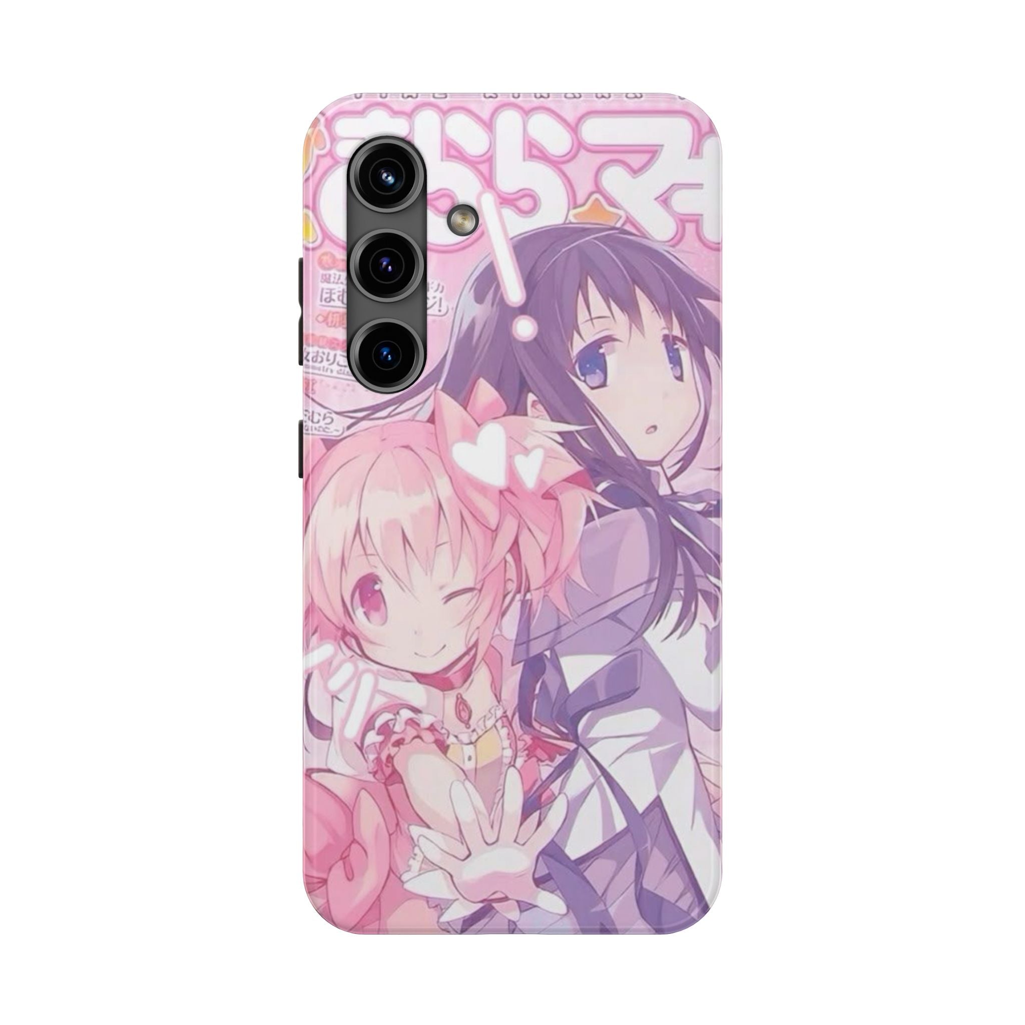 Cute Pink and Purple Anime Phone Case