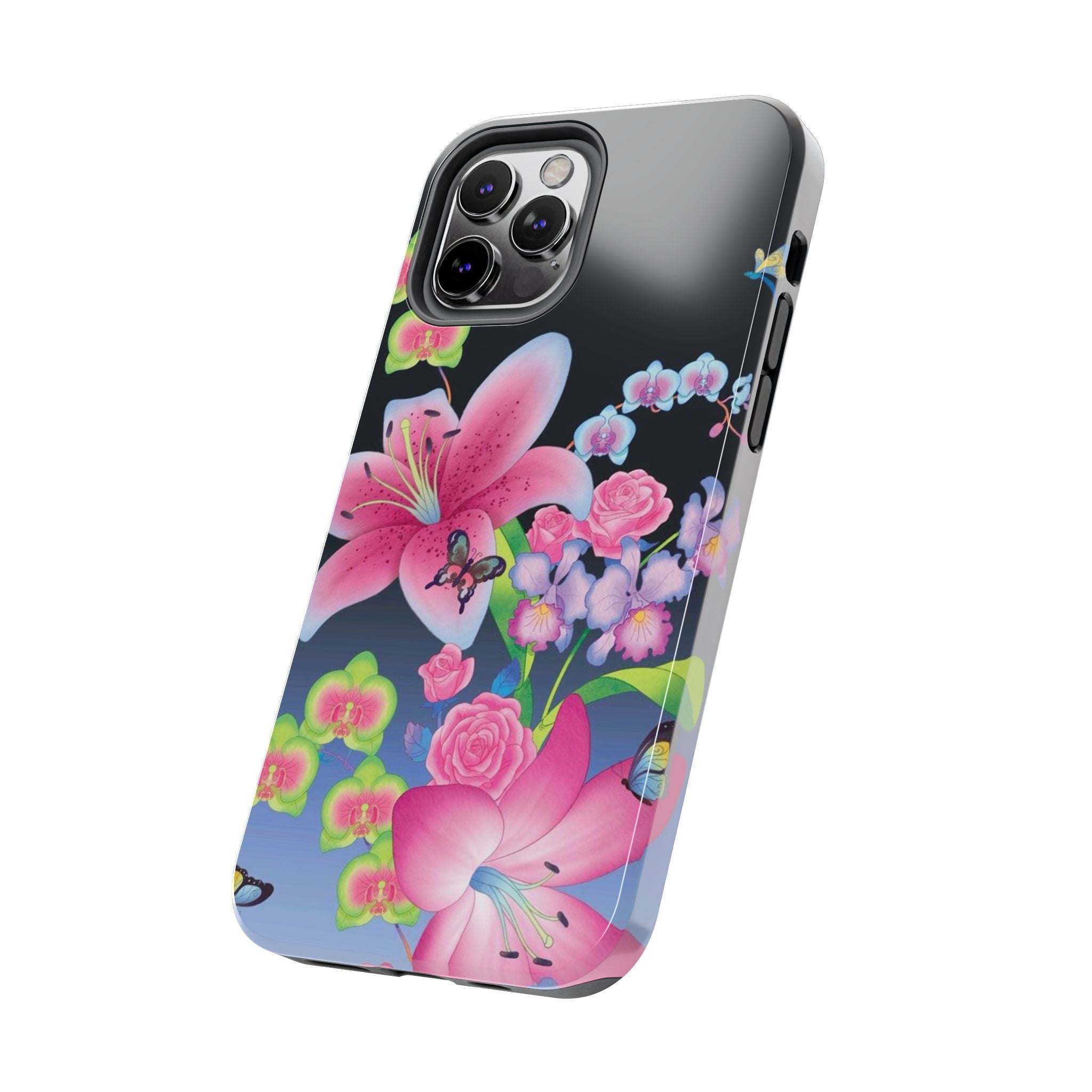 Bright Lily and Orchid  Phone Case