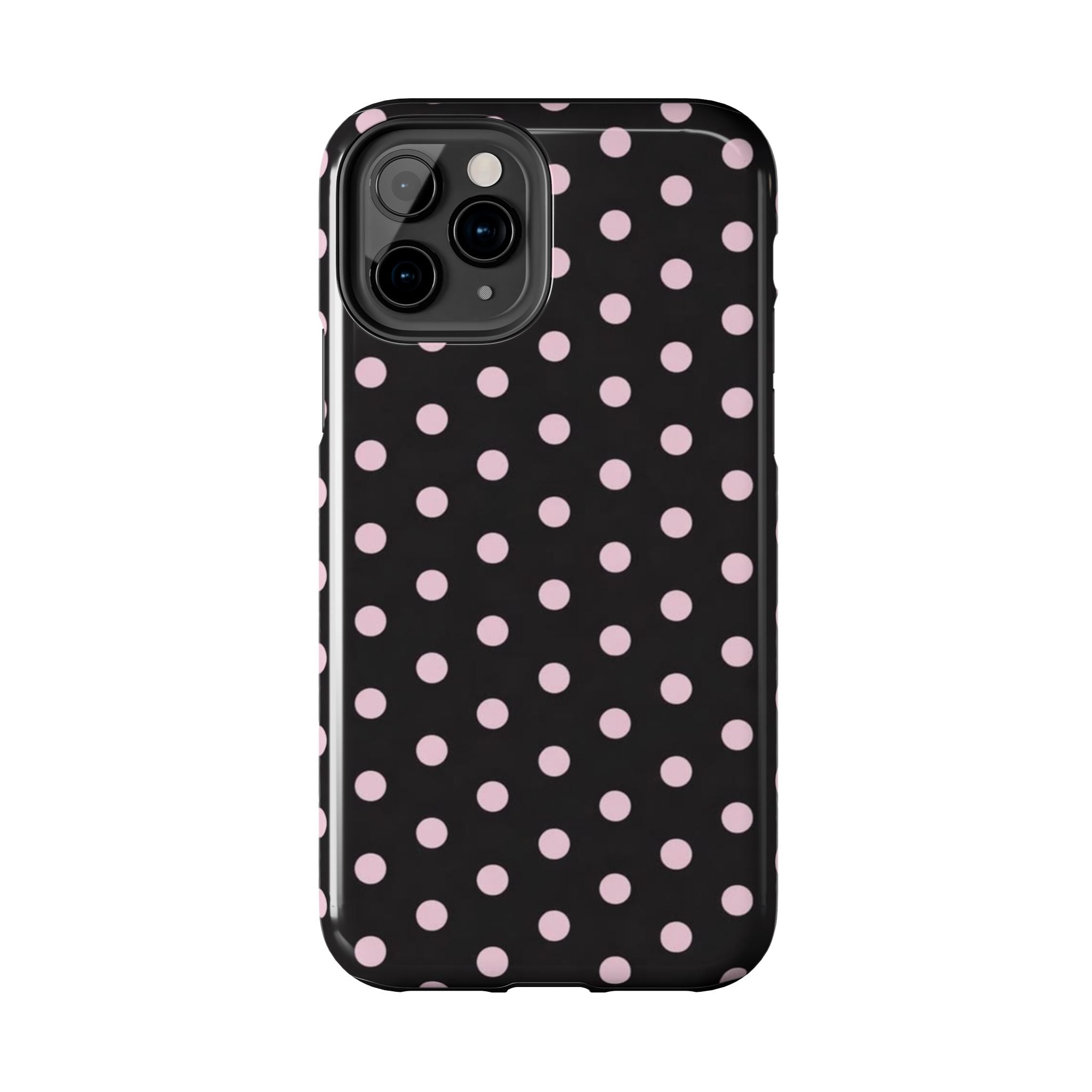 Black and Pink Spots Phone Case
