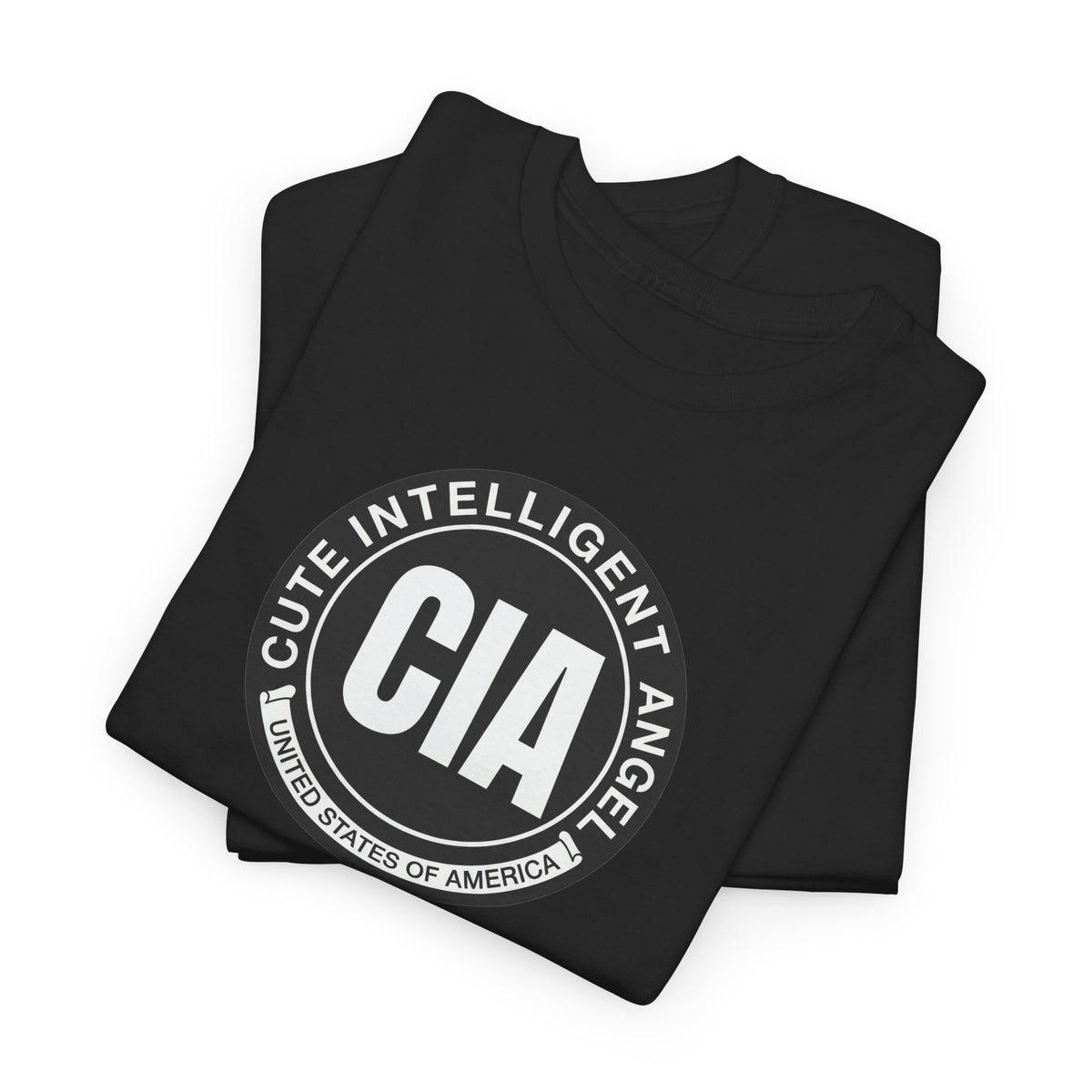 CIA Cute Intelligent Angel 100% Cotton Tee