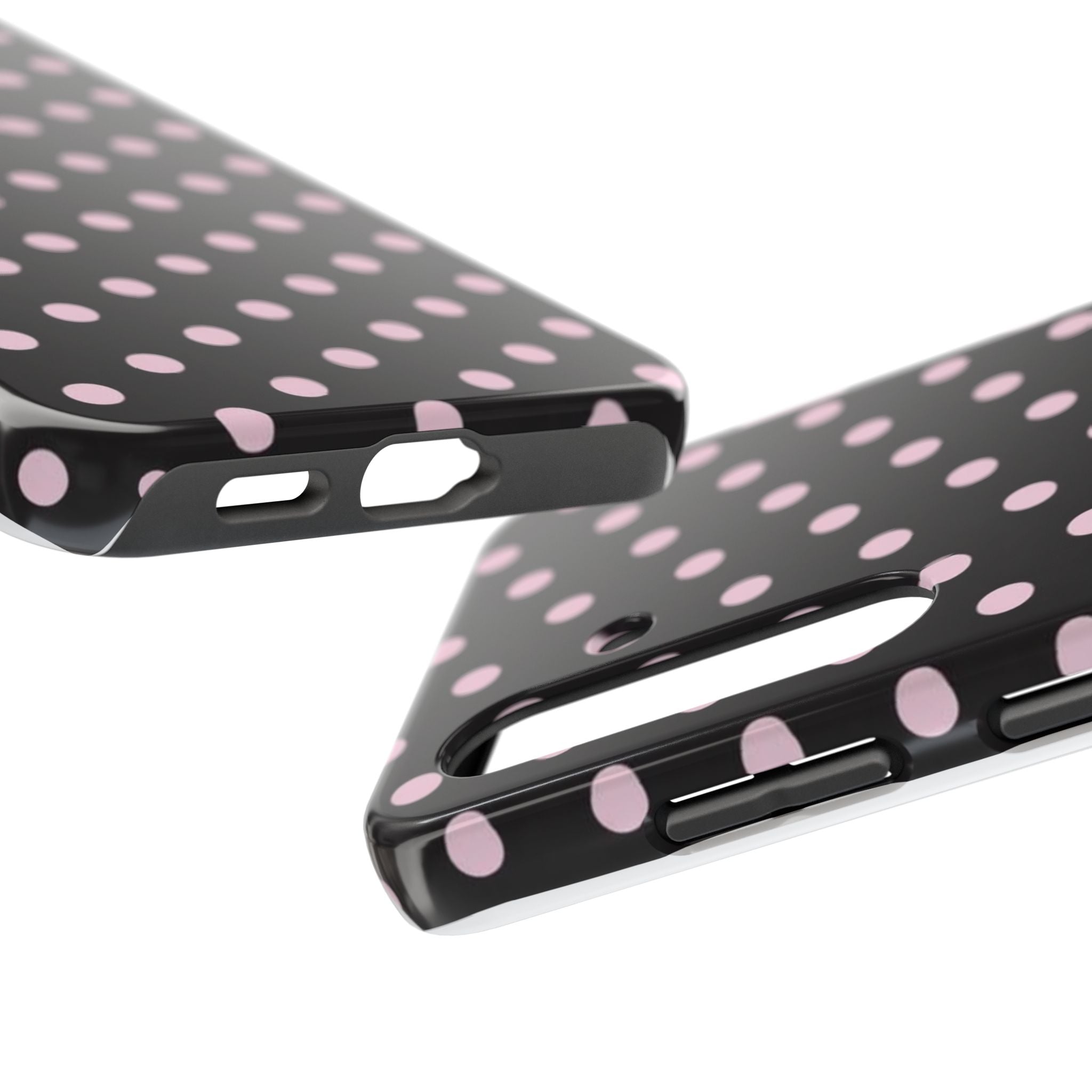 Black and Pink Spots Phone Case