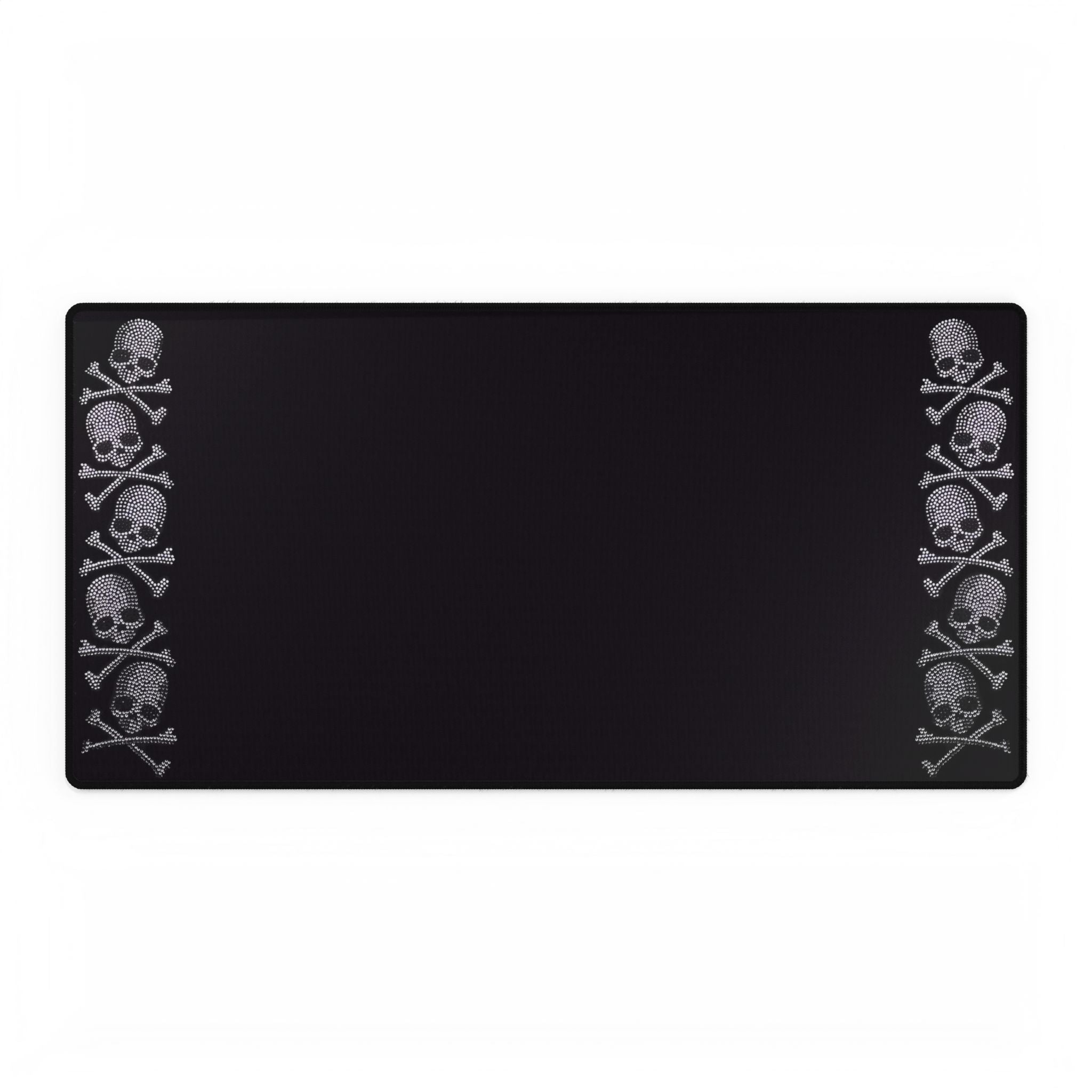 Glam Skull Rhinestone Print XL Mouse Pad