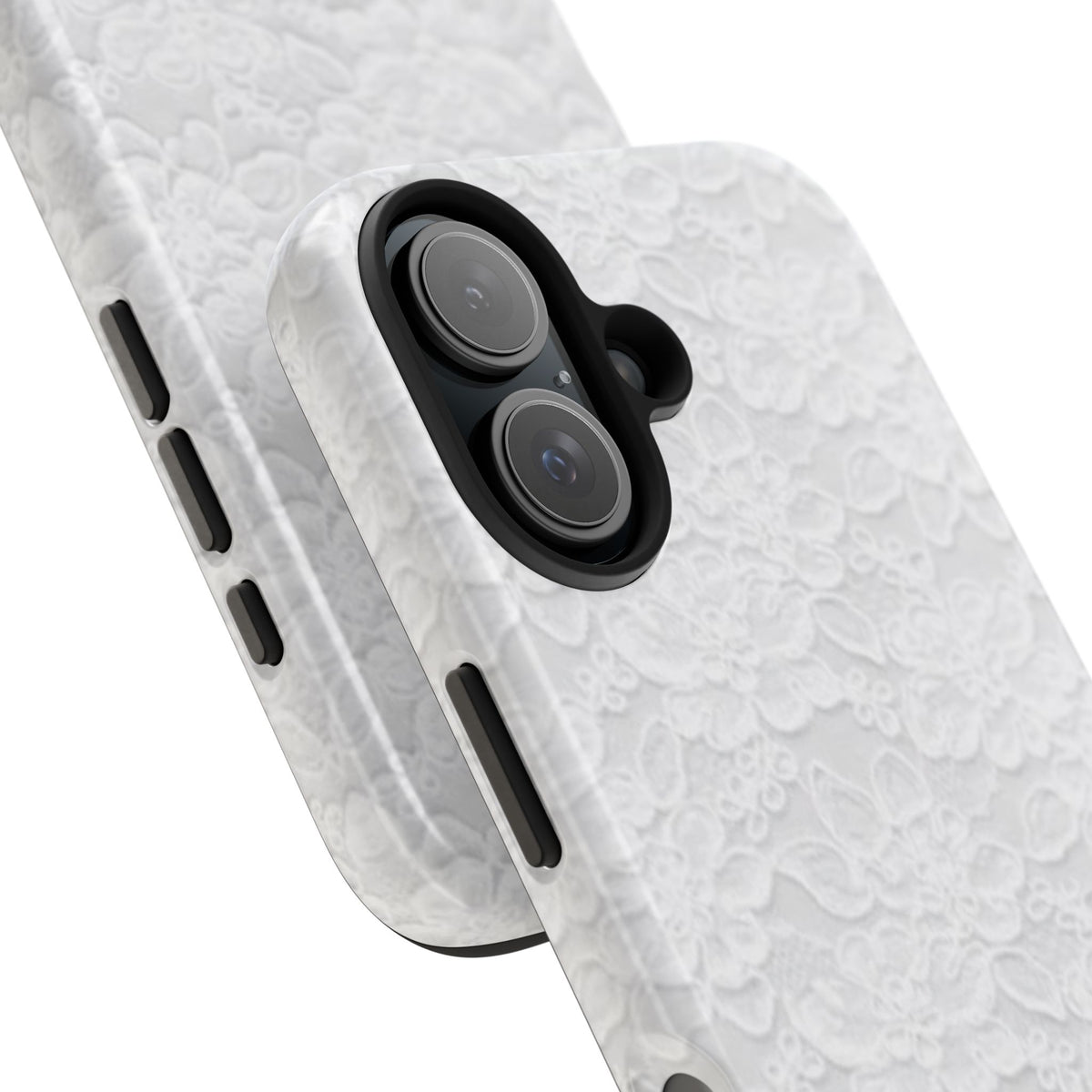 White Lace Coquette Phone Case