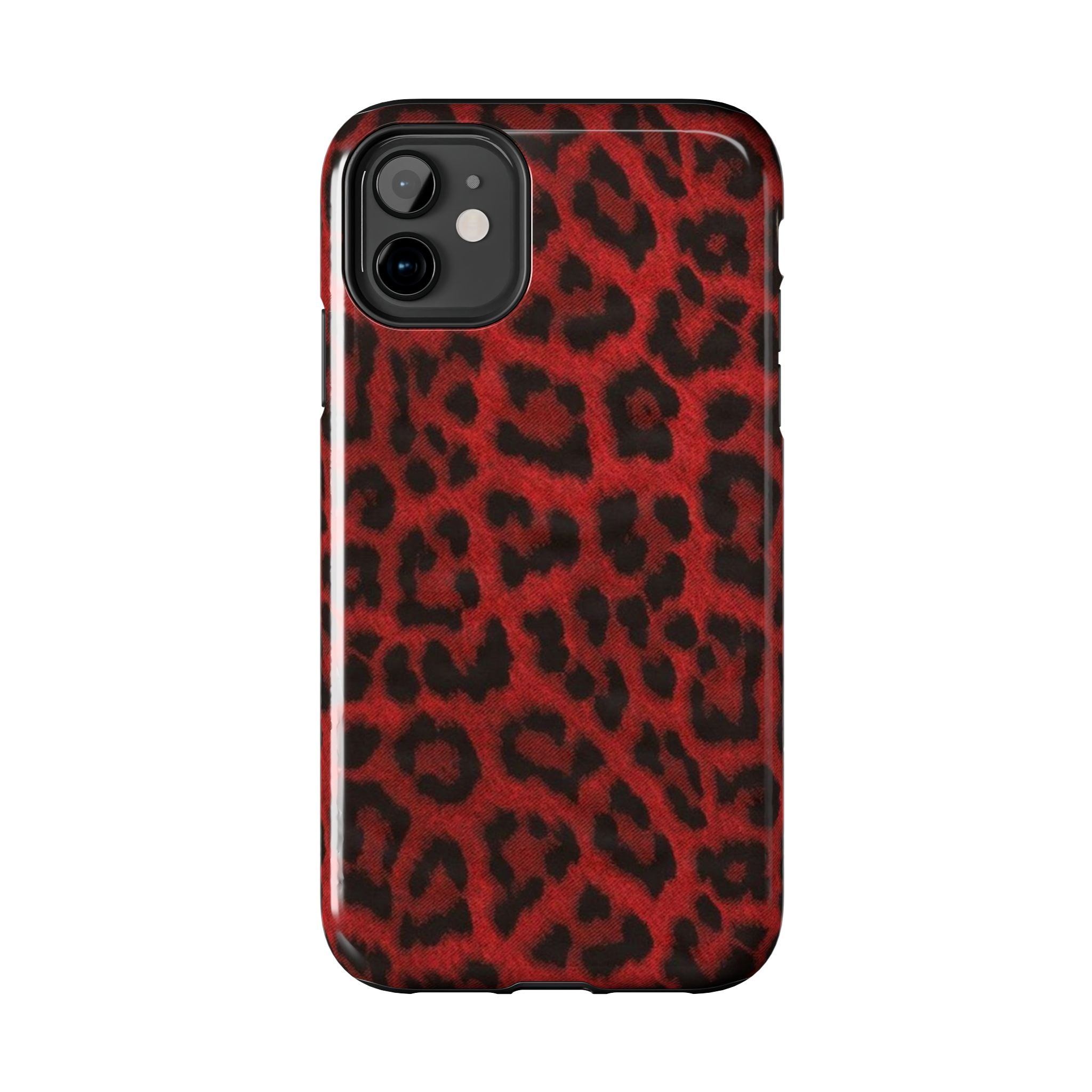Red Cheetah Leopard Phone Case  - Tough Impact-Resistant Case