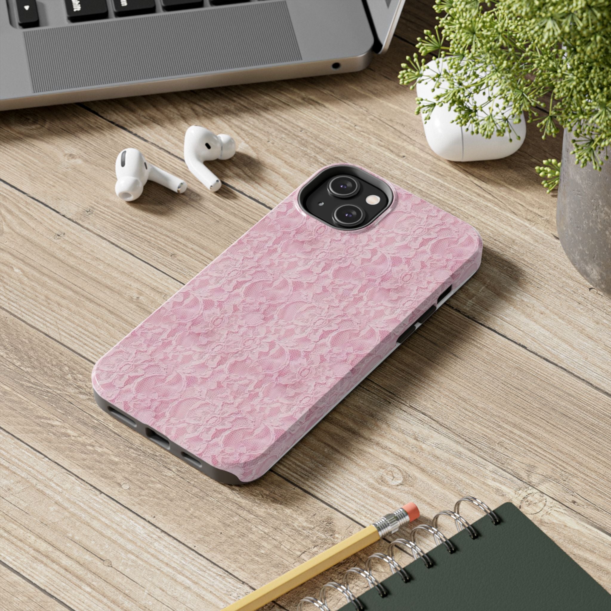 Pink Lace Phone Case