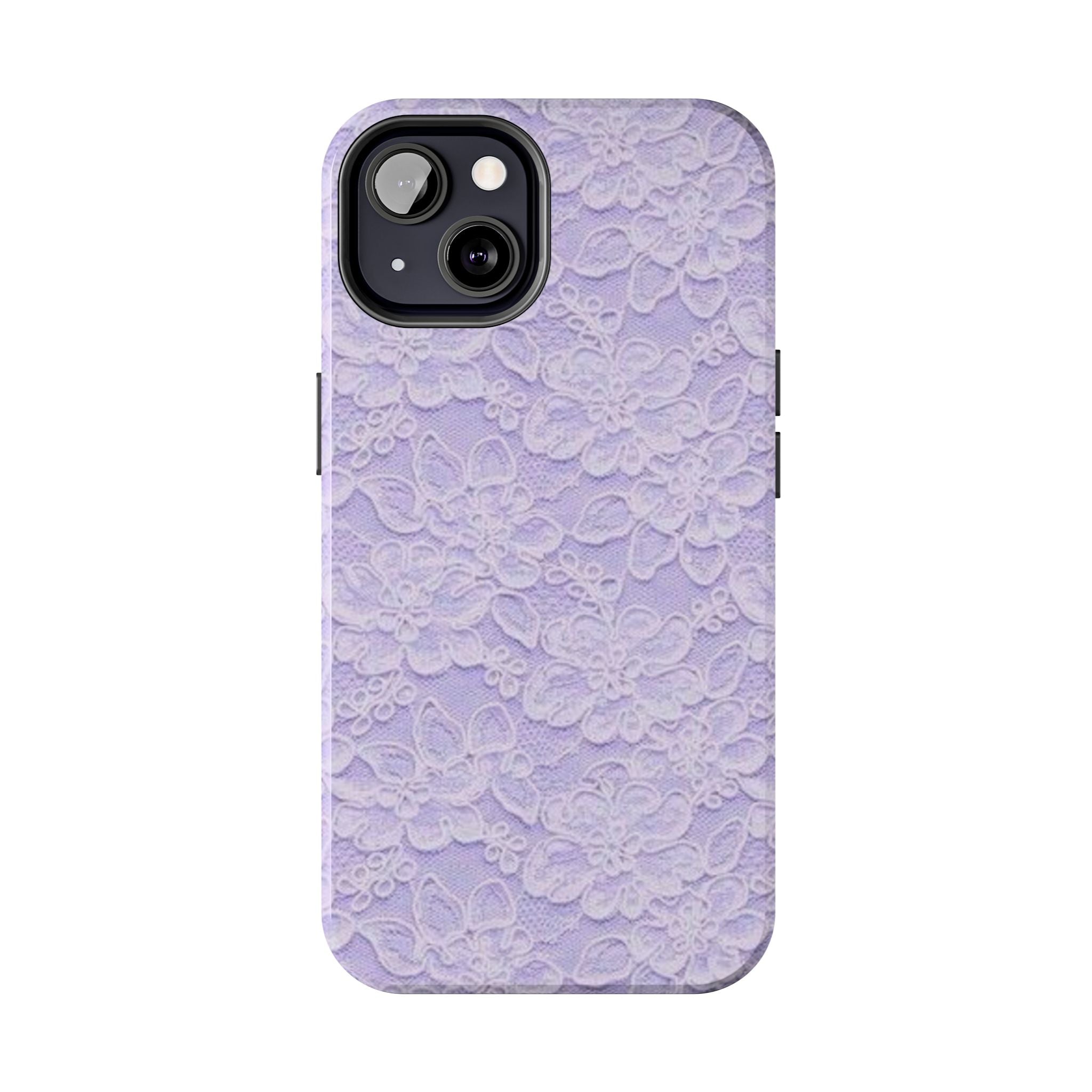 Purple Lace Cute Coquette Phone Case