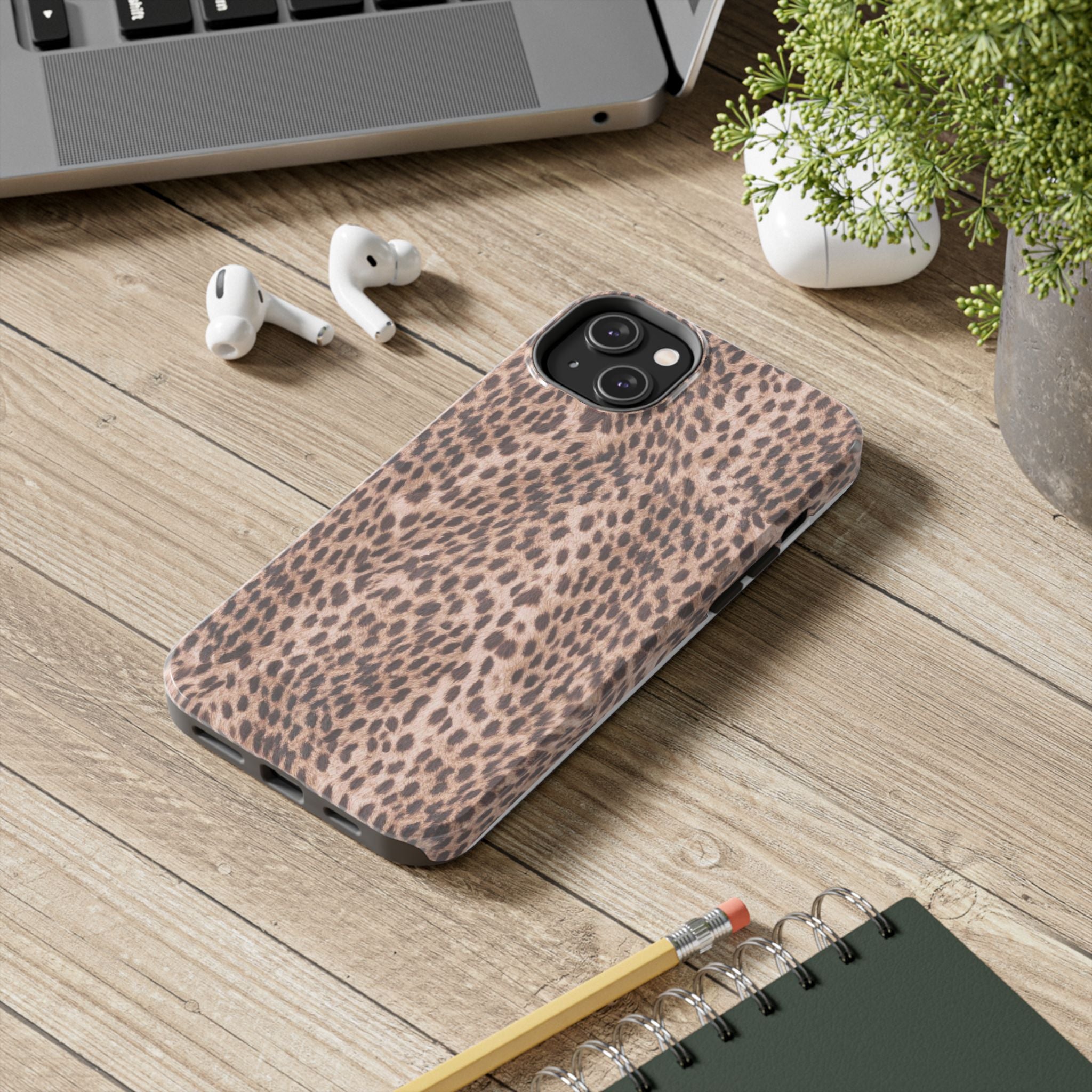 Classy Cheetah Fawn Leopard - Tough Impact-Resistant Case