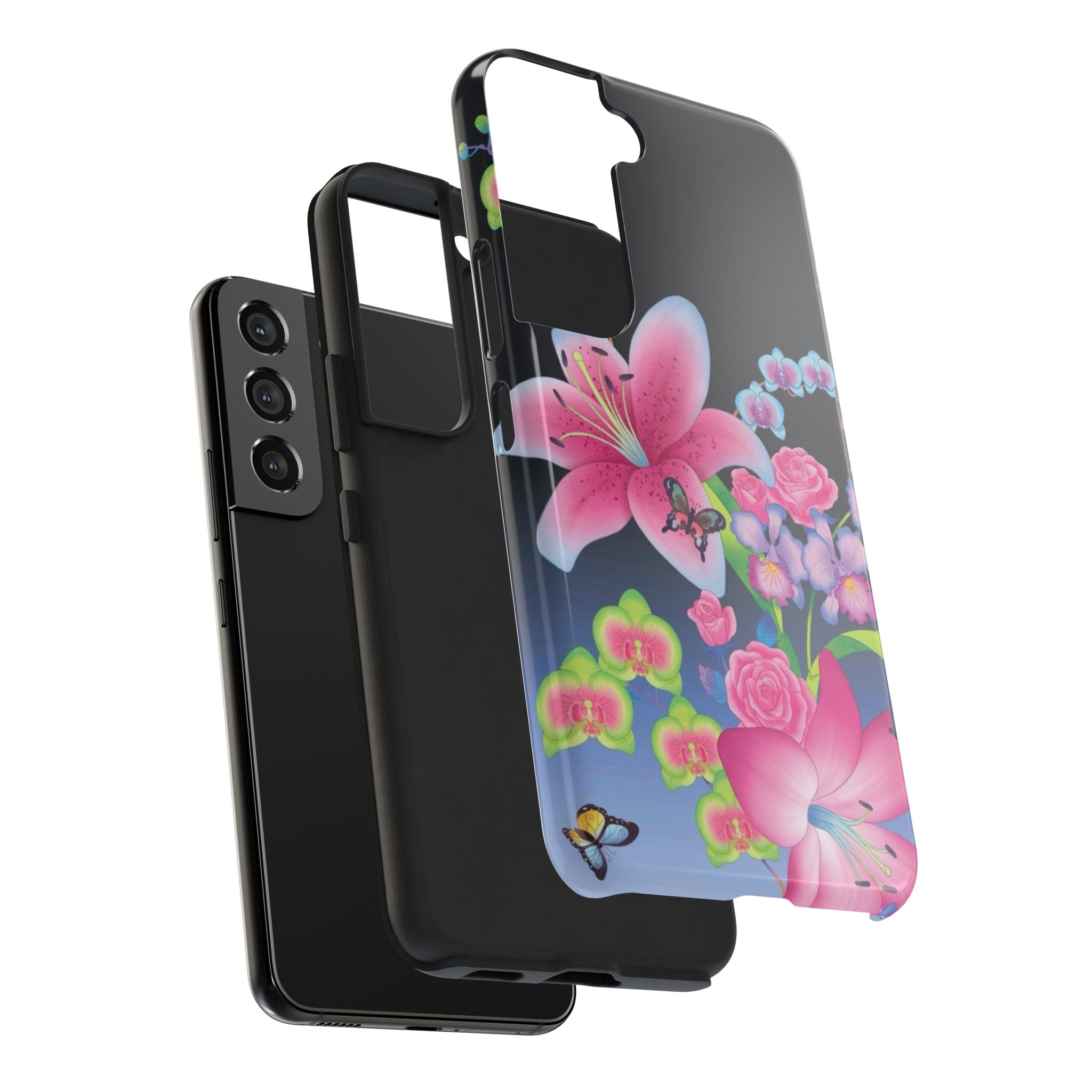 Bright Lily and Orchid  Phone Case