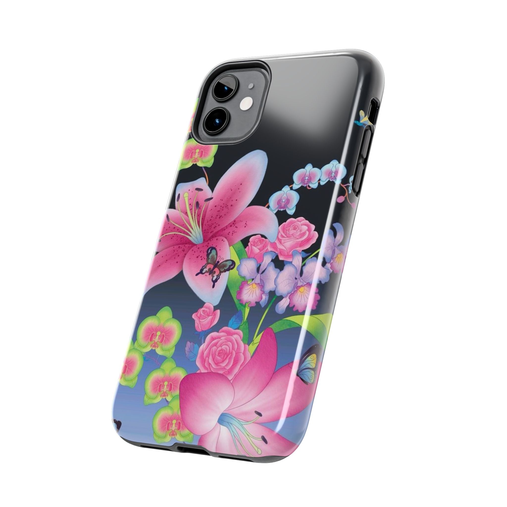 Bright Lily and Orchid  Phone Case