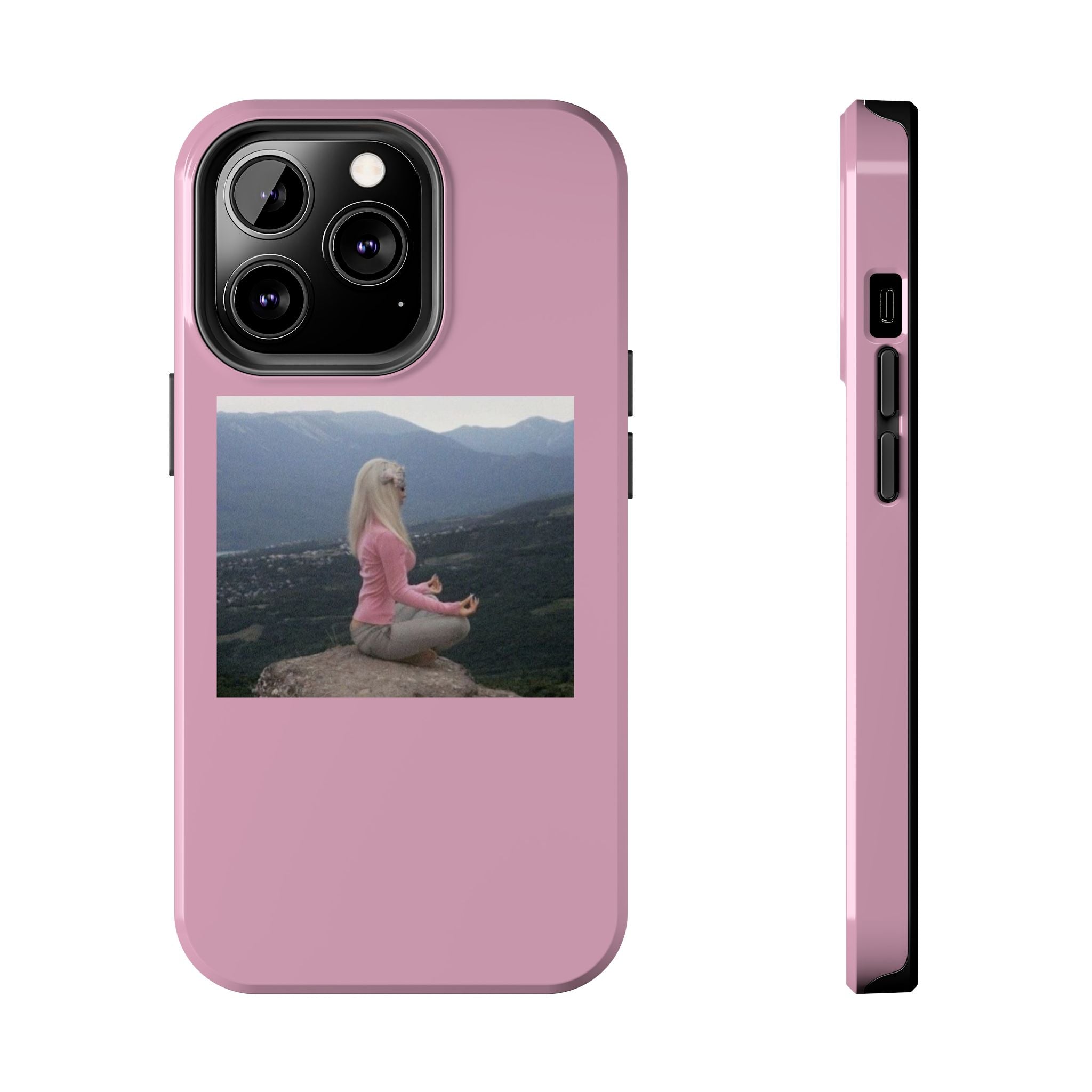 Manifestation Yoga Girl Manifesting Meme Phone Case