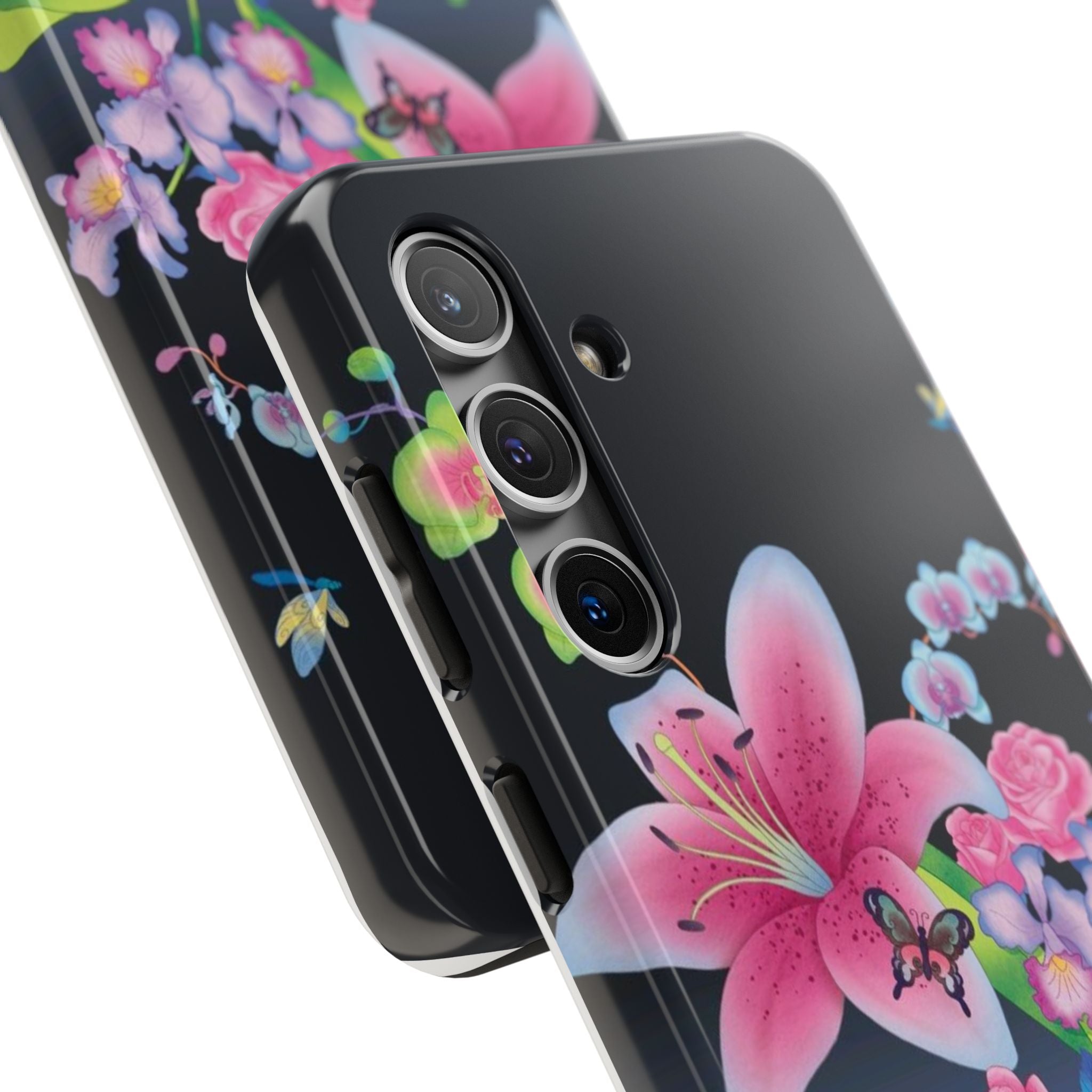 Bright Lily and Orchid  Phone Case